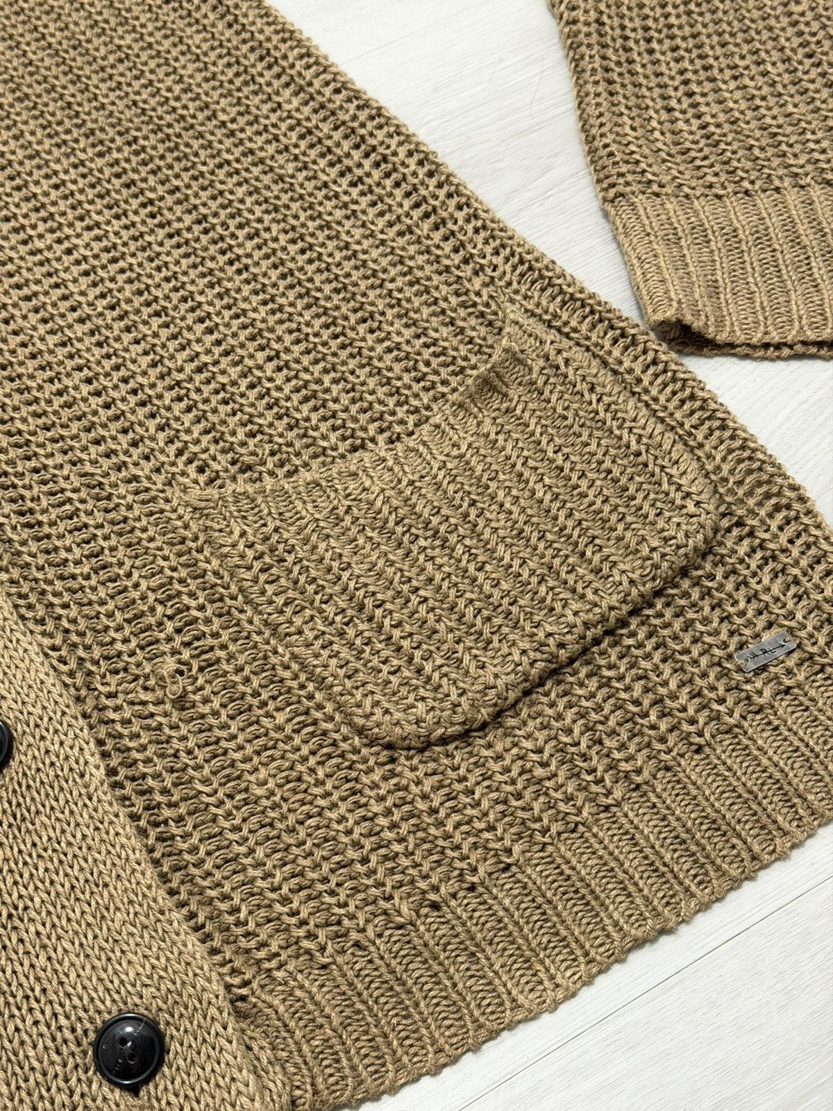 Denim & Supply Ralph Lauren Denim & Supply Ralph Lauren Cardigan Sweater Beige Linen M Size M / US 6-8 / IT 42-44 - 9 Thumbnail