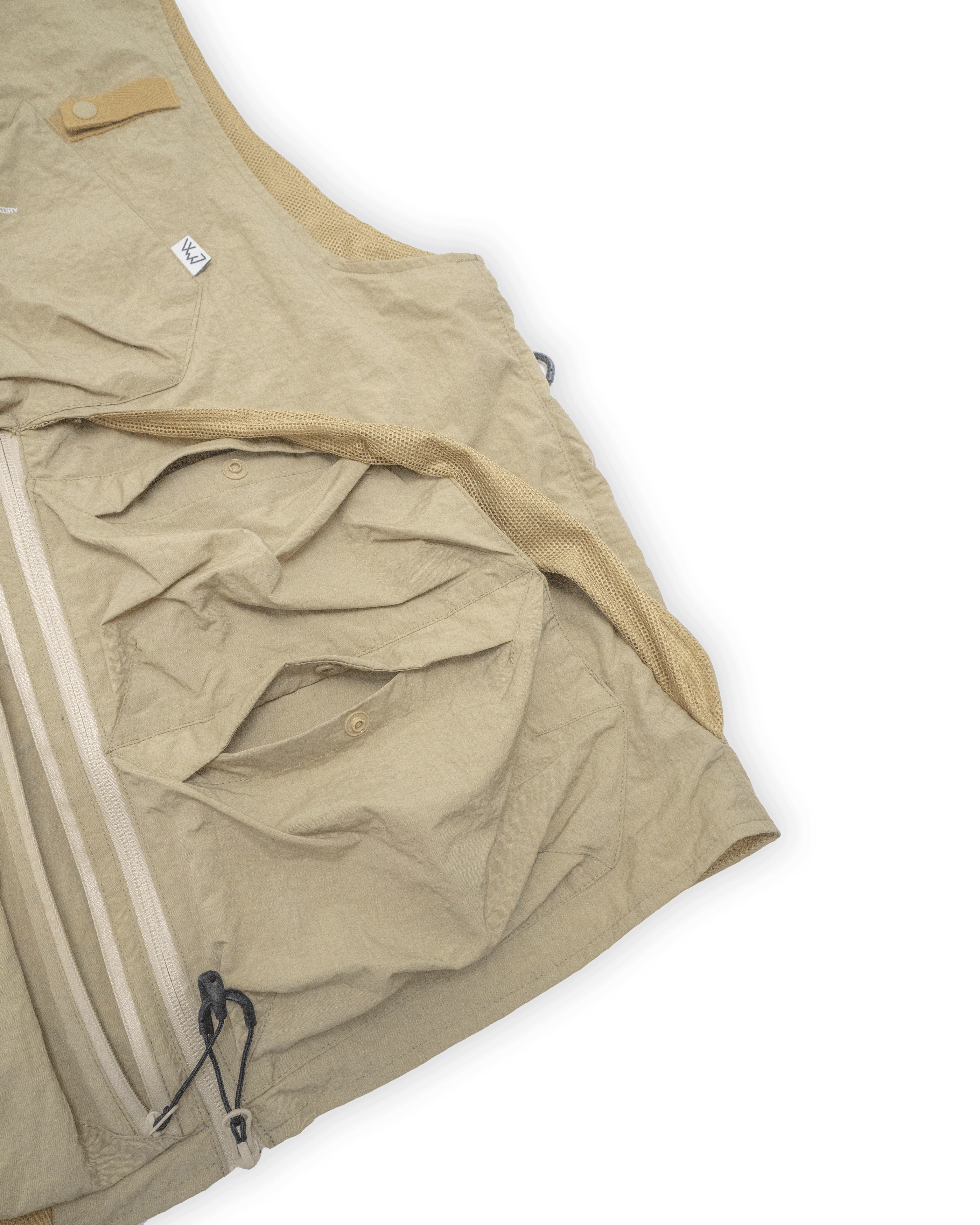 CMF Outdoor Garment Overlay Webbing-Trimmed Nylon-Ripstop Gilet Vest Size US L / EU 52-54 / 3 - 6 Thumbnail