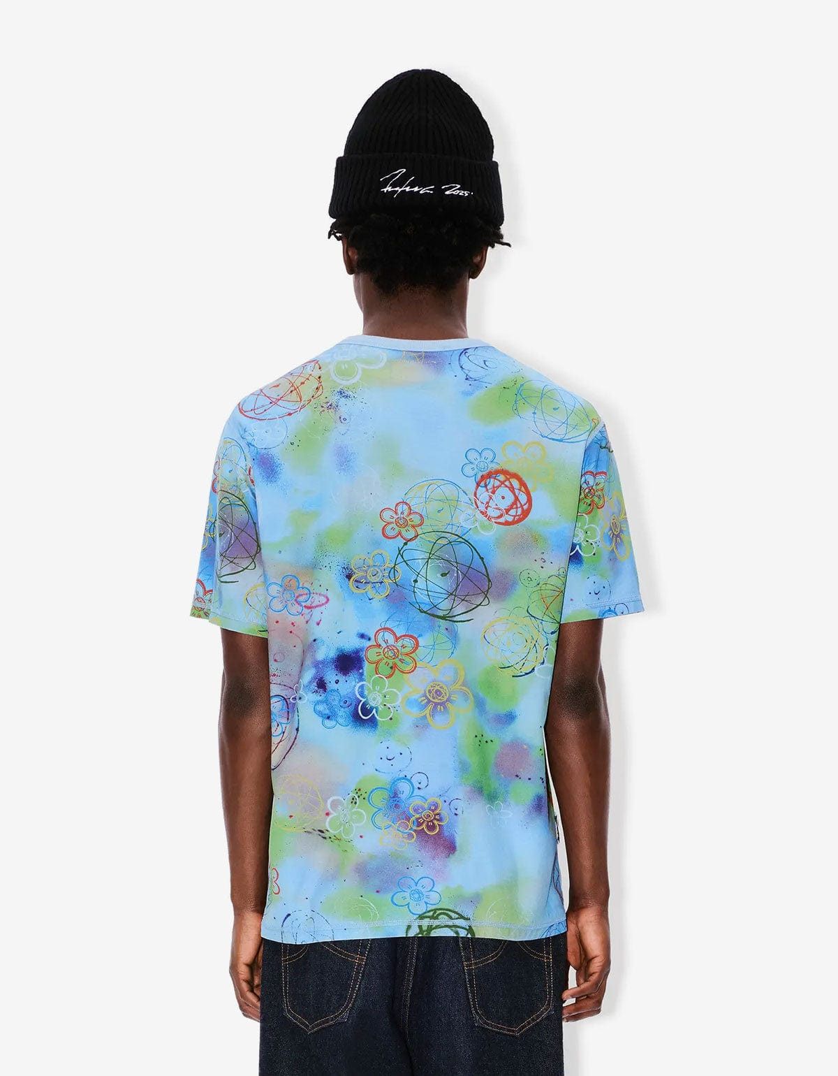 Kenzo Kenzo x Futura 2000 Blue Reversible T-Shirt Size US S / EU 44-46 / 1 - 8 Thumbnail
