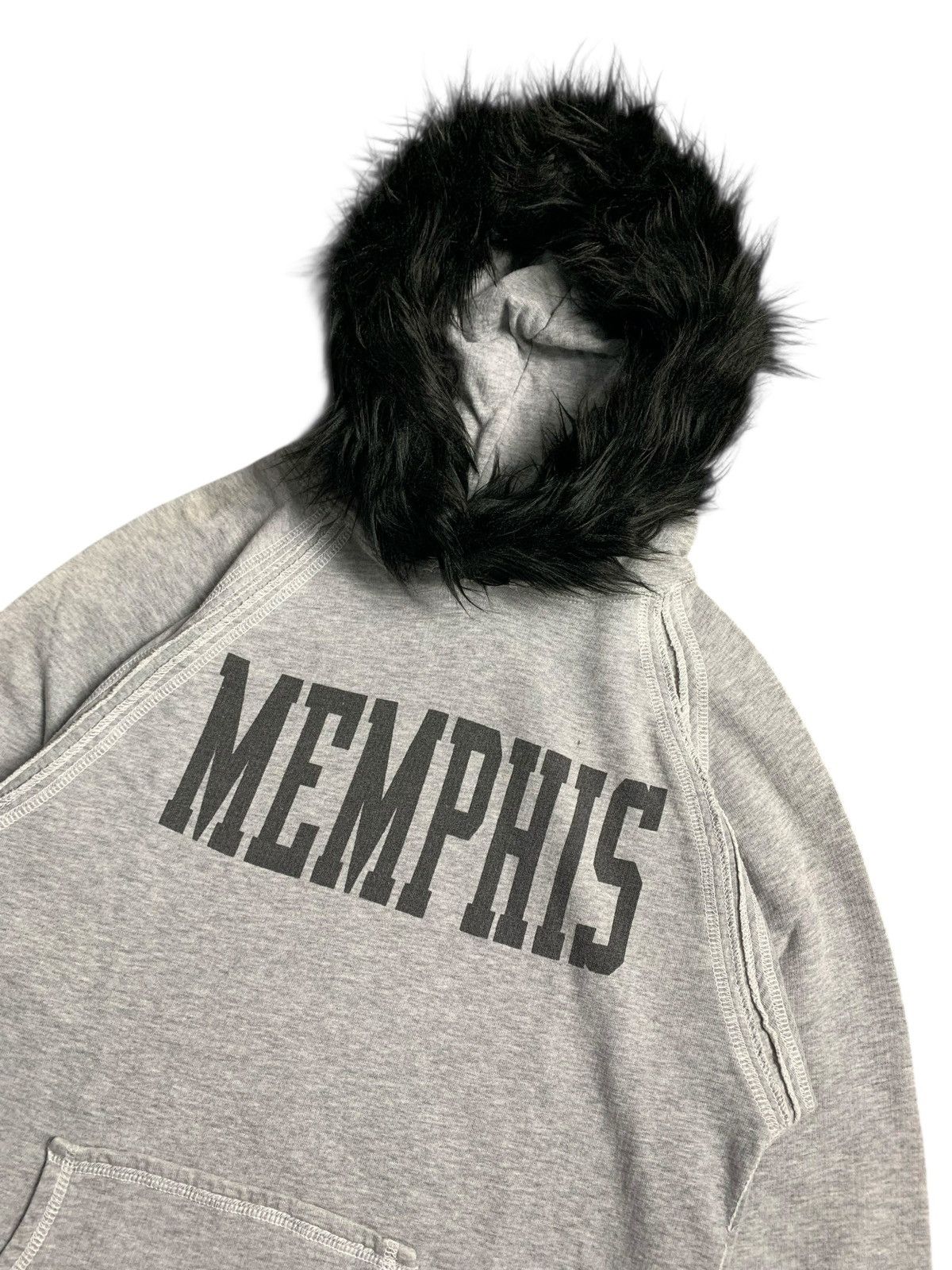 20471120 OUTER SEAM MEMPHIS BLACK FUR HOODIE IFSIX LGB STYLE Size US M / EU 48-50 / 2 - 2 Thumbnail