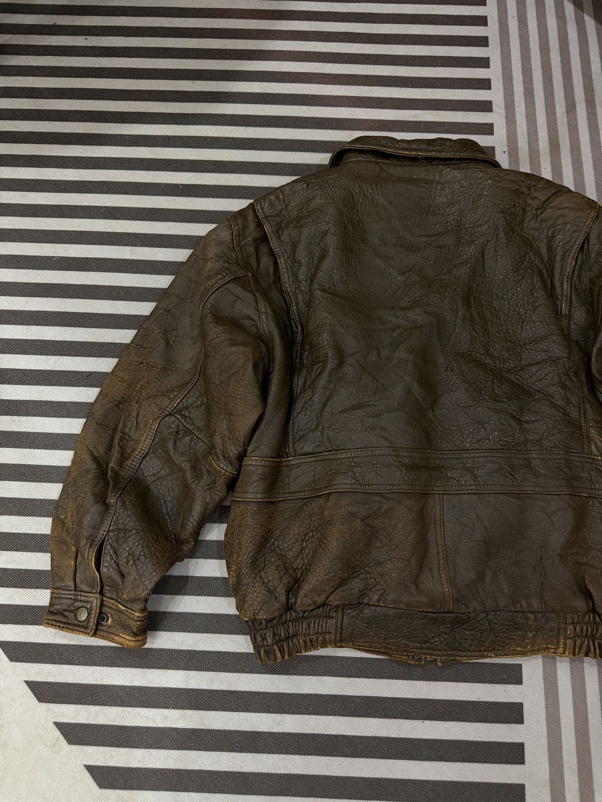 Genuine Leather 🔥🔥🔥ARCHIVE VINTAGE URBAN EXPRESS A2 LEATHER JACKET Size US M / EU 48-50 / 2 - 5 Thumbnail