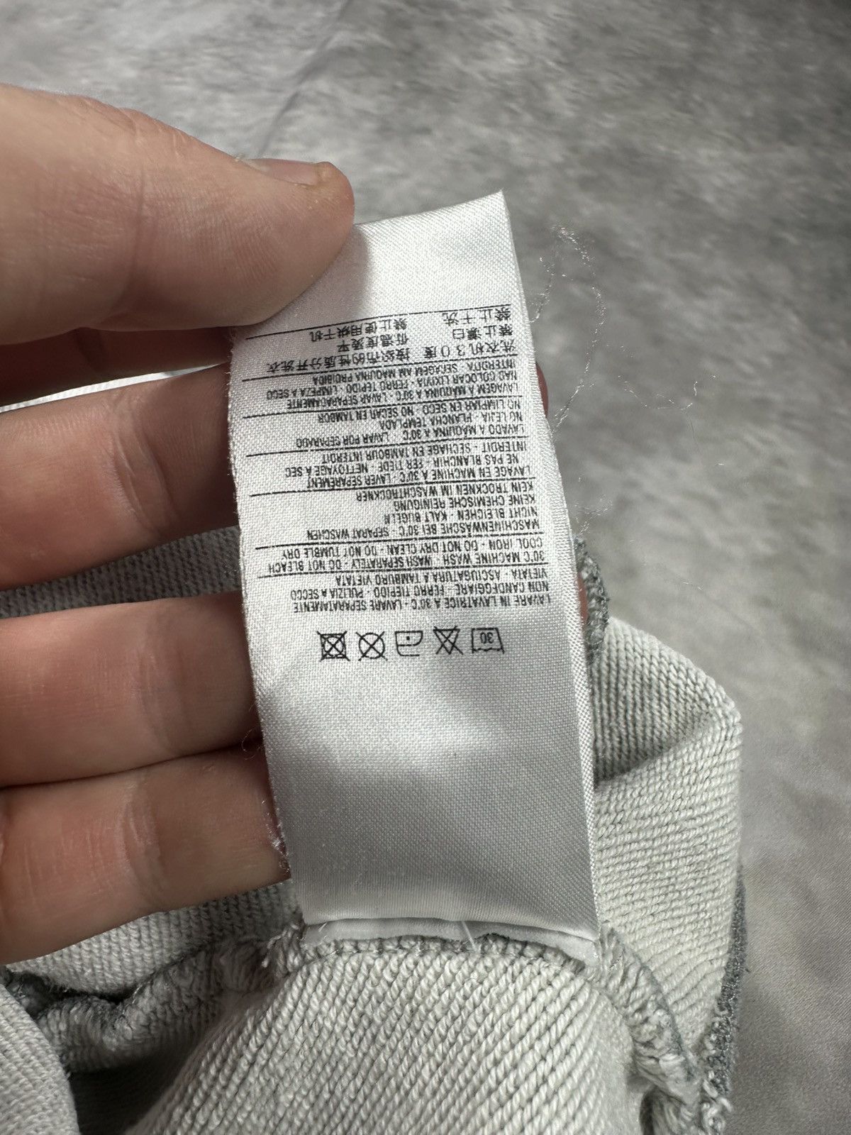 Moncler Mens Moncler Zip Up Grey Hoodie Size US L / EU 52-54 / 3 - 11 Thumbnail