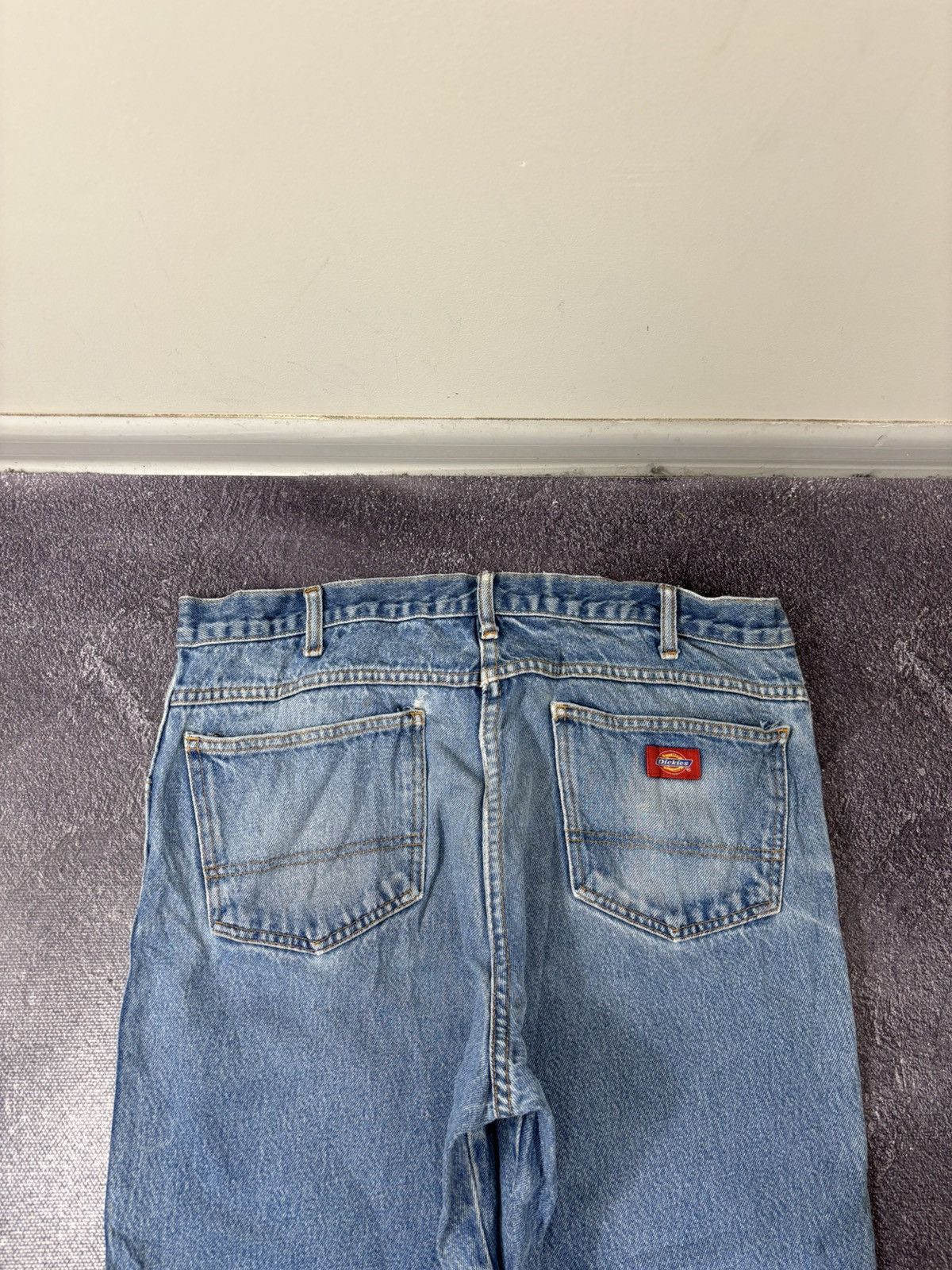 Dickies Vintage Dickies Regular Fit Y2K Faded Blue Work Denim Jeans Size US 36 / EU 52 - 7 Thumbnail