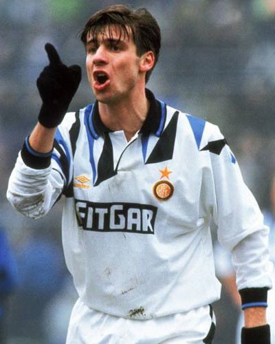 Umbro Umbro Inter Milan Vintage Soccer Jersey 1992/93 Away Size US XL / EU 56 / 4 - 2 Thumbnail