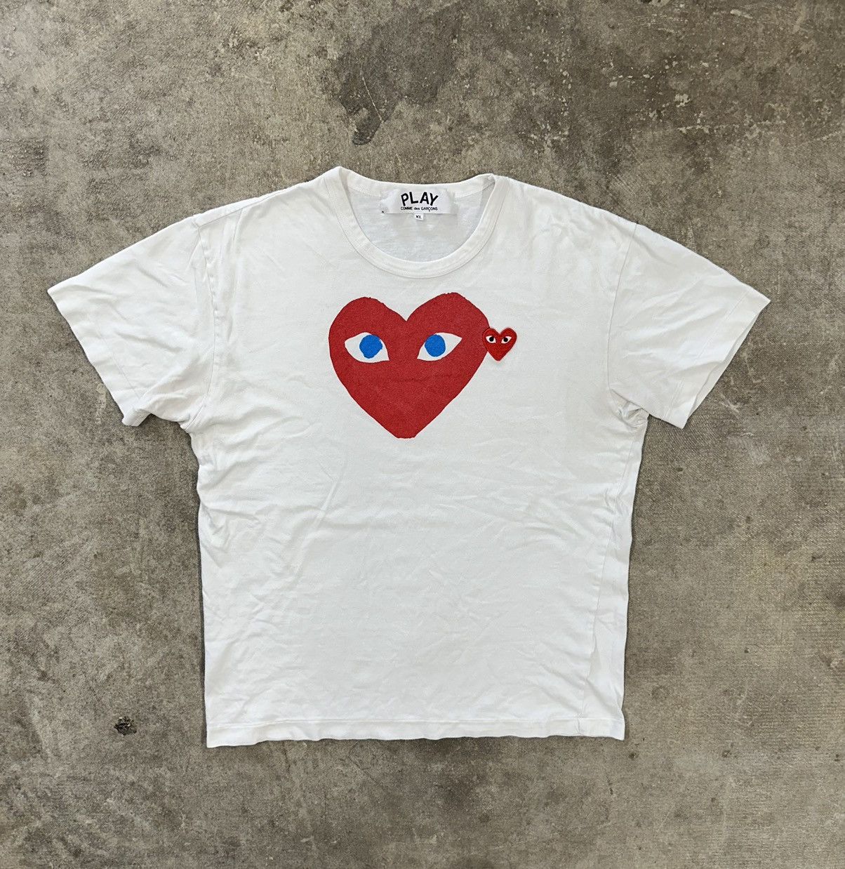 Comme des Garcons Comme Des Garçons Heart Logo T-Shirt Size US L / EU 52-54 / 3 - 1 Thumbnail