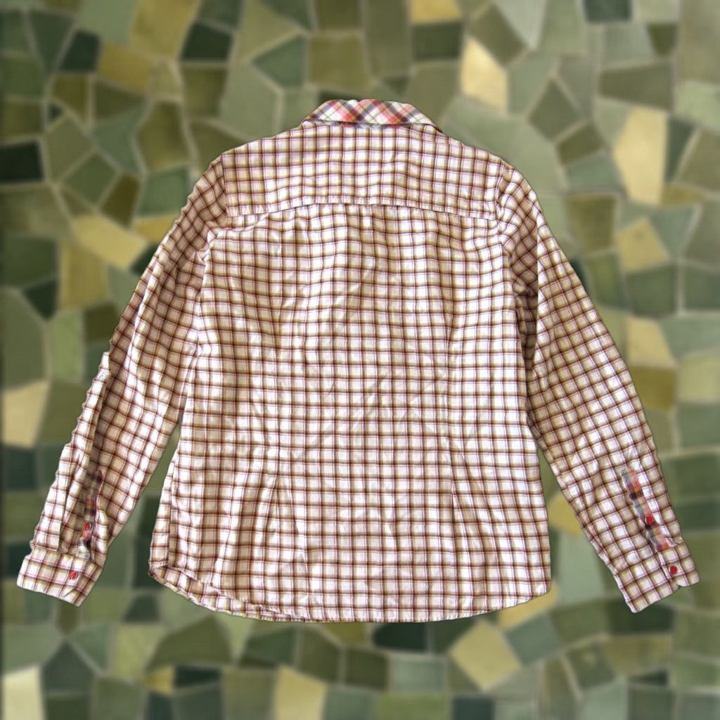 Orvis Orvis Blouse Shirt Women Tunic 100% Cotton Pink Plaid Long Sleeve Collared Small Size S / US 4 / IT 40 - 1 Thumbnail