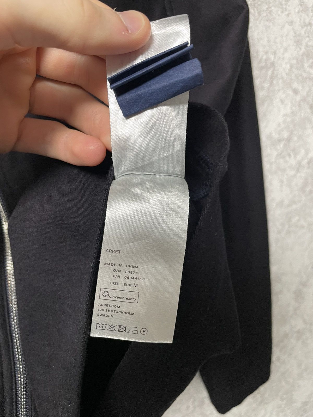 Arket Arket Black Basic Cotton Zip-Up Overshirt Jacket Size US M / EU 48-50 / 2 - 10 Thumbnail