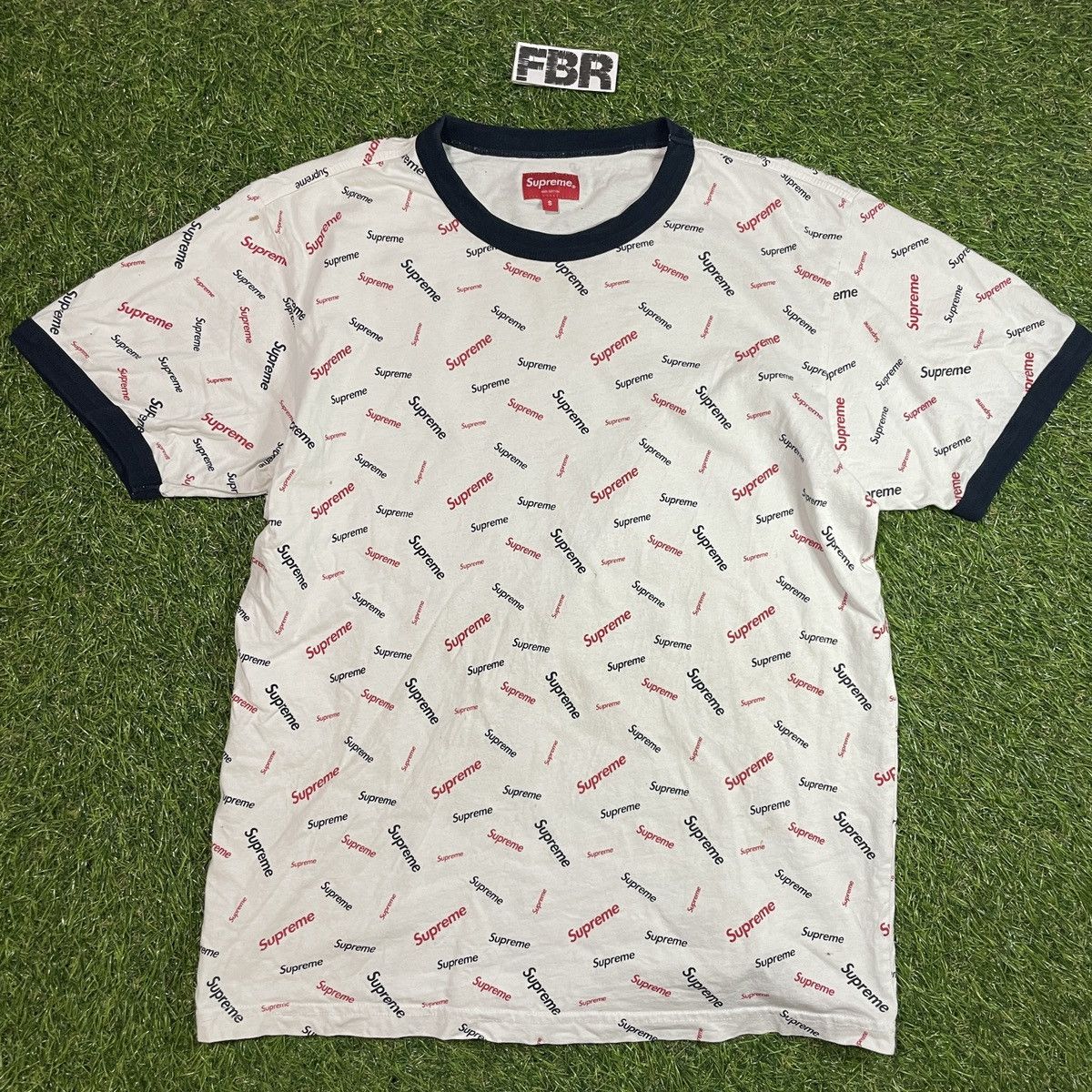 Supreme Supreme Scatter Logo Tee Size US M / EU 48-50 / 2 - 2 Thumbnail