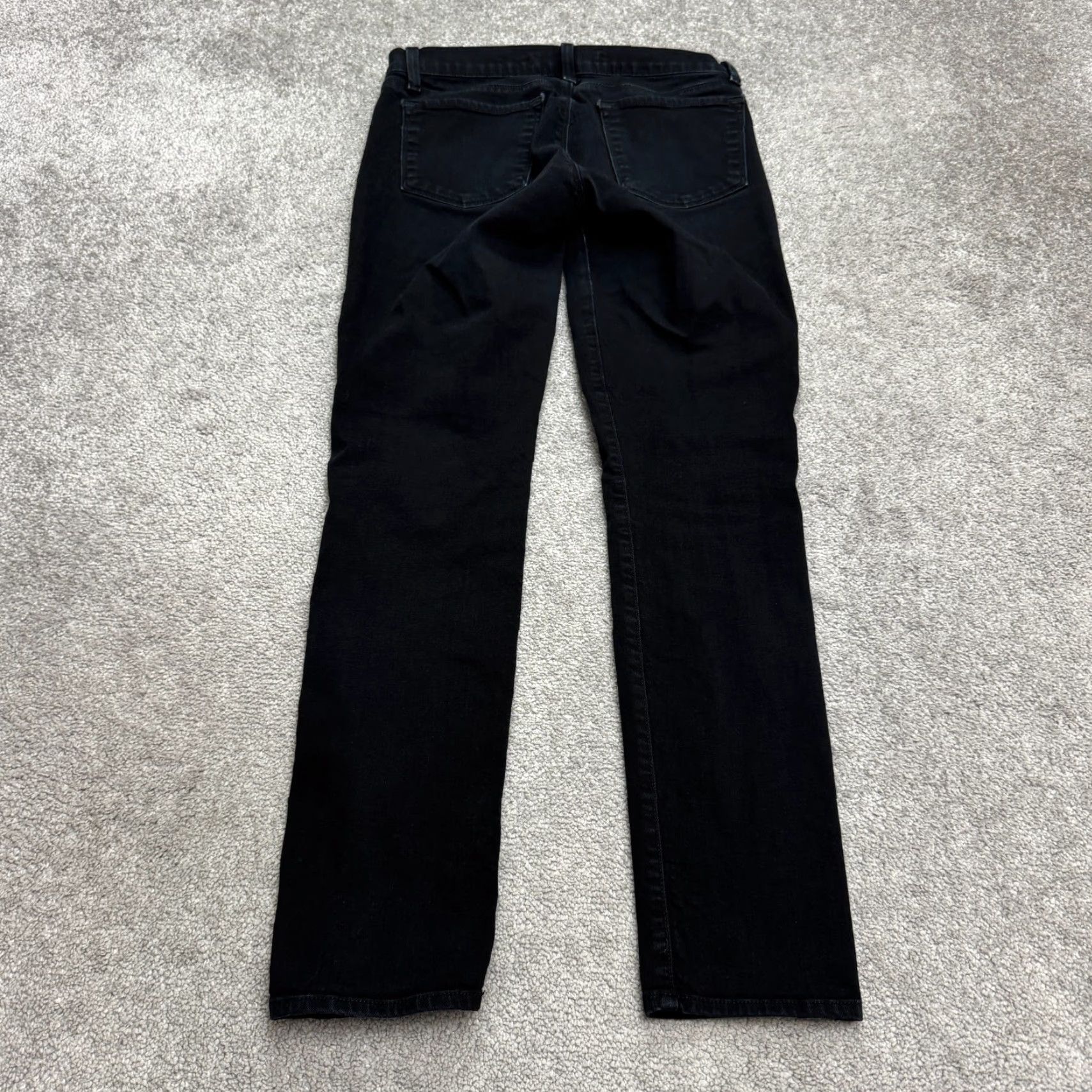 J Brand J Brand 811 Skinny Jeans Womens 28 Shadow Black Mid Rise Stretch Denim 5-Pocket Design Button Zip Inseam 28 Size 28" / US 6 / IT 42 - 2 Thumbnail