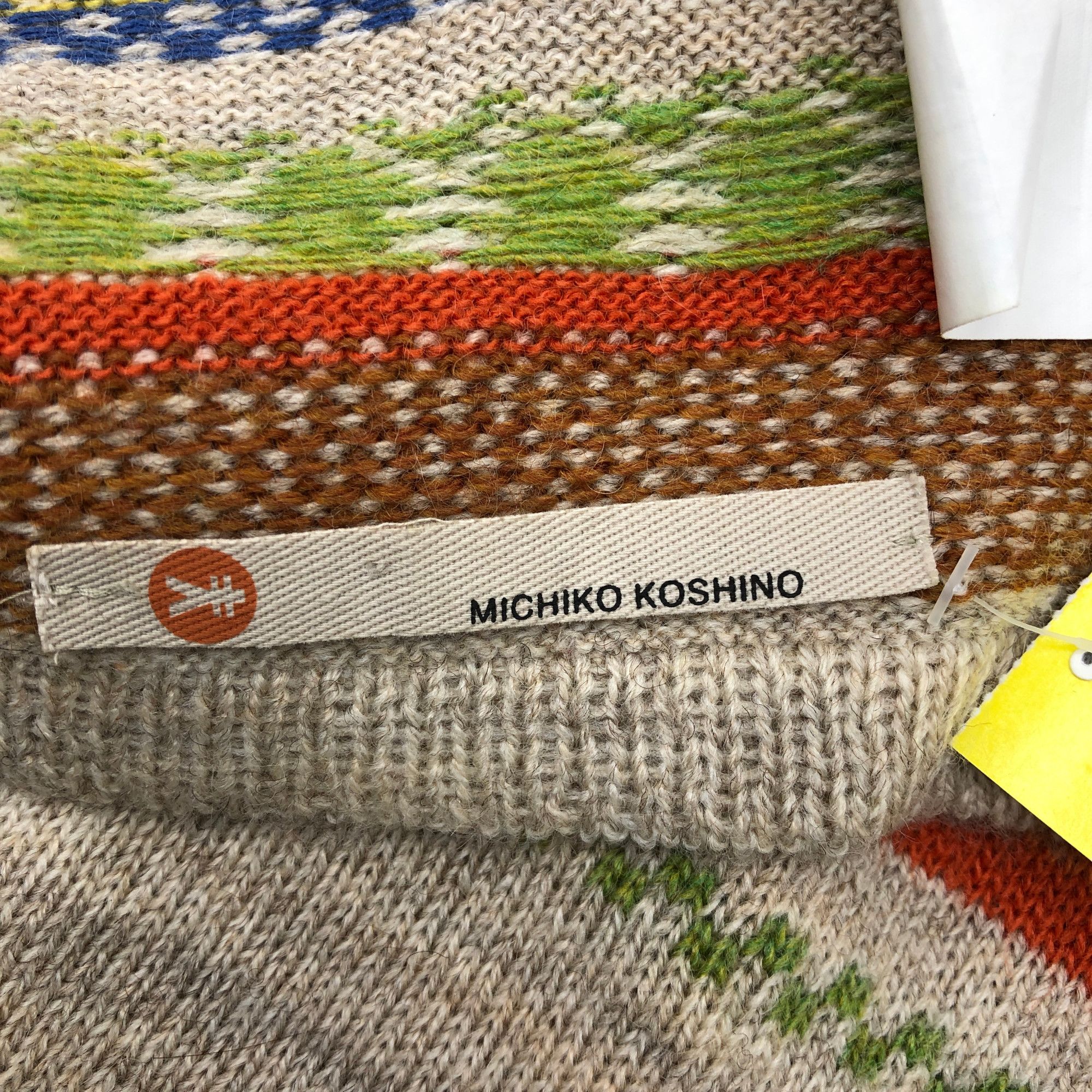 Michiko Koshino Vintage Michiko Koshino Scarf Muffler Wool Cashmere Scarves Size ONE SIZE - 4 Thumbnail