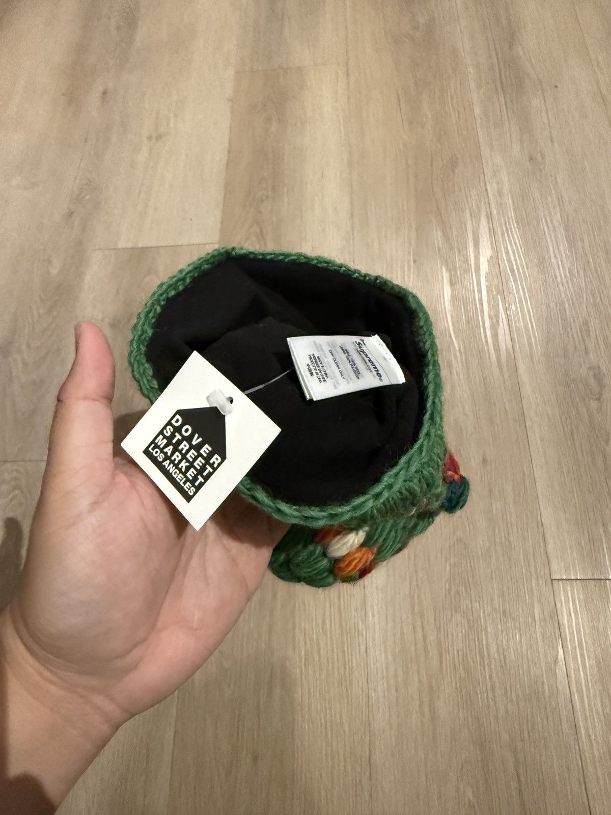 Supreme Supreme Crochet Beanie green Size ONE SIZE - 5 Thumbnail