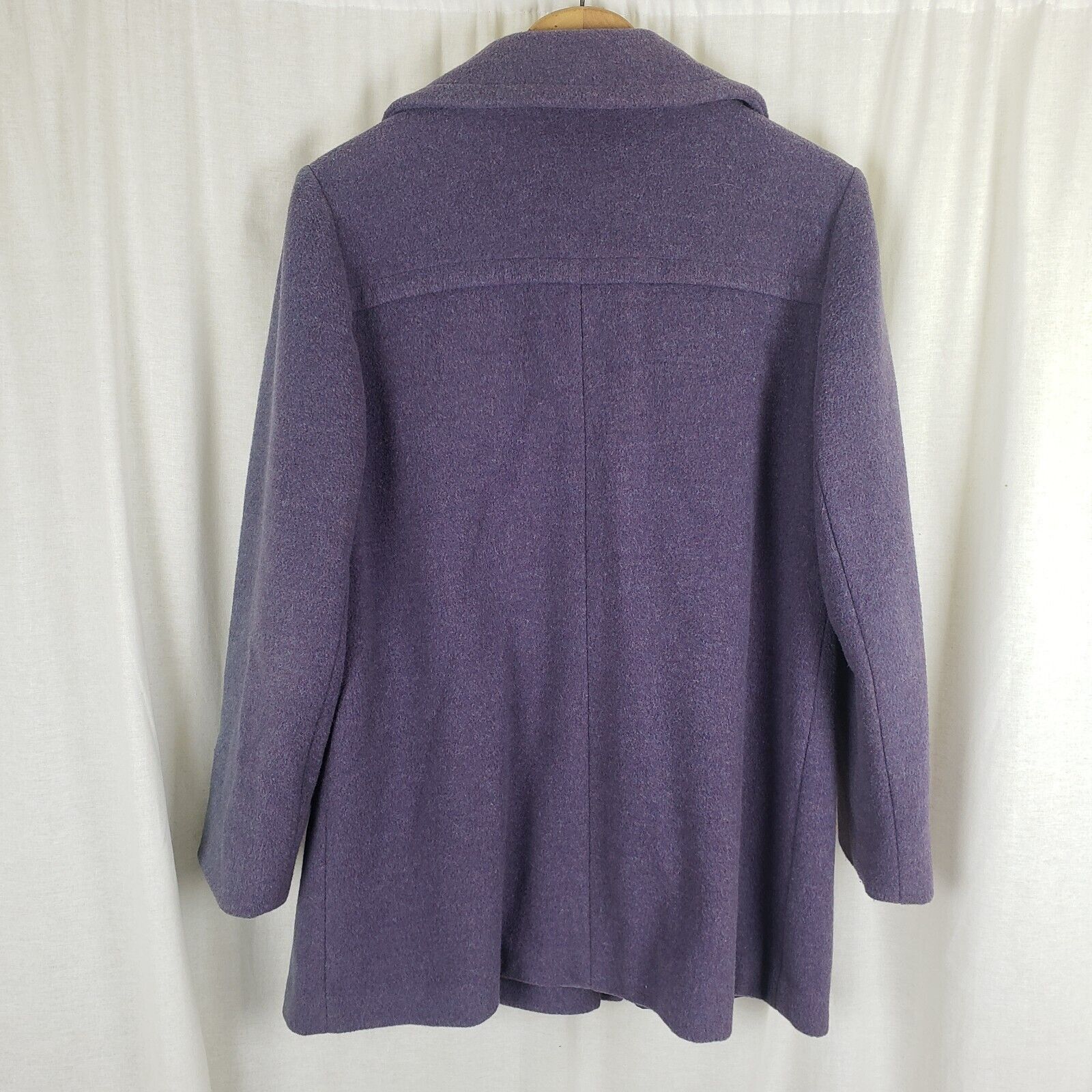 Mackintosh Vtg Mackintosh Lilac 90s Wool Peacoat Coat Jacket 10 USA Size M / US 6-8 / IT 42-44 - 4 Thumbnail