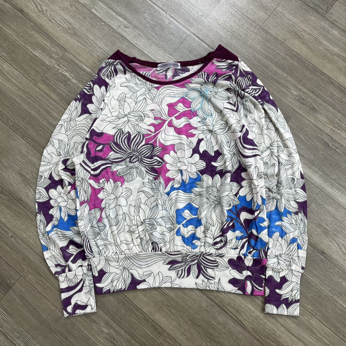 Issey Miyake Vintage Issey Miyake Tsumori Chisato Floral Long Sleeve Size US S / EU 44-46 / 1 - 1 Thumbnail