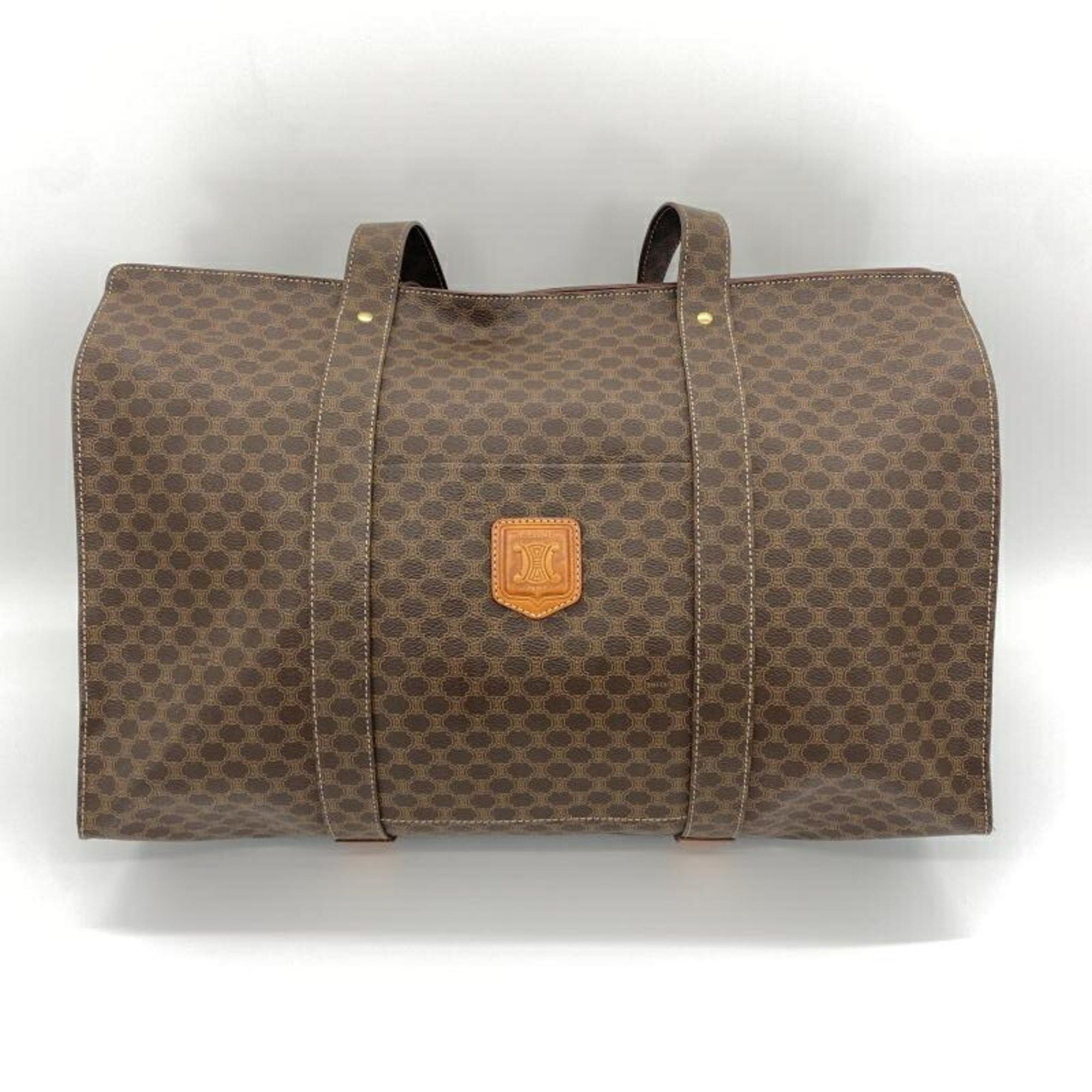 Celine Macadam Triomphe Tote Bag M94 Brown Celine, Women's