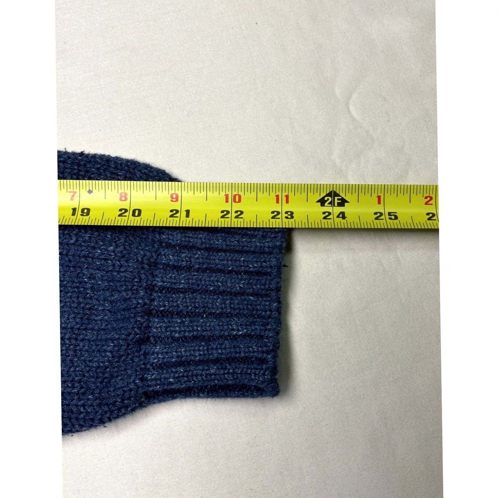 Vintage L.L. Bean Mens Large Blue Cotton Mock Neck Button Pullover Sweater Casual Henley Classic Vintage? Size US L / EU 52-54 / 3 - 6 Thumbnail