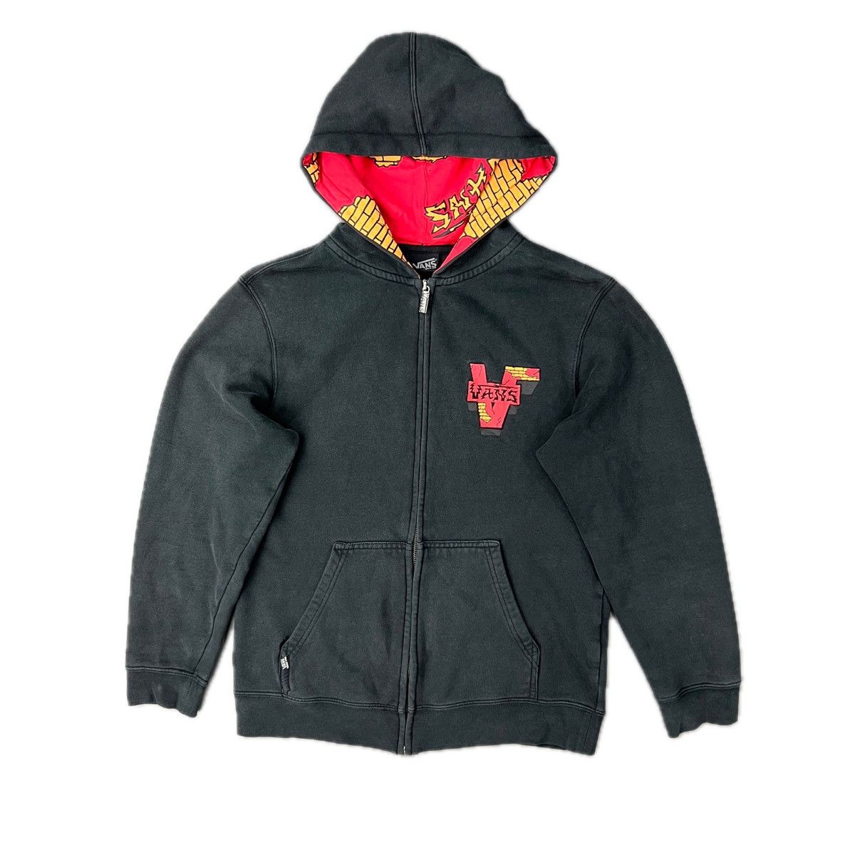 Vans × Vintage 00s VANS Zip Up Hoodie Size US S / EU 44-46 / 1 - 1 Thumbnail