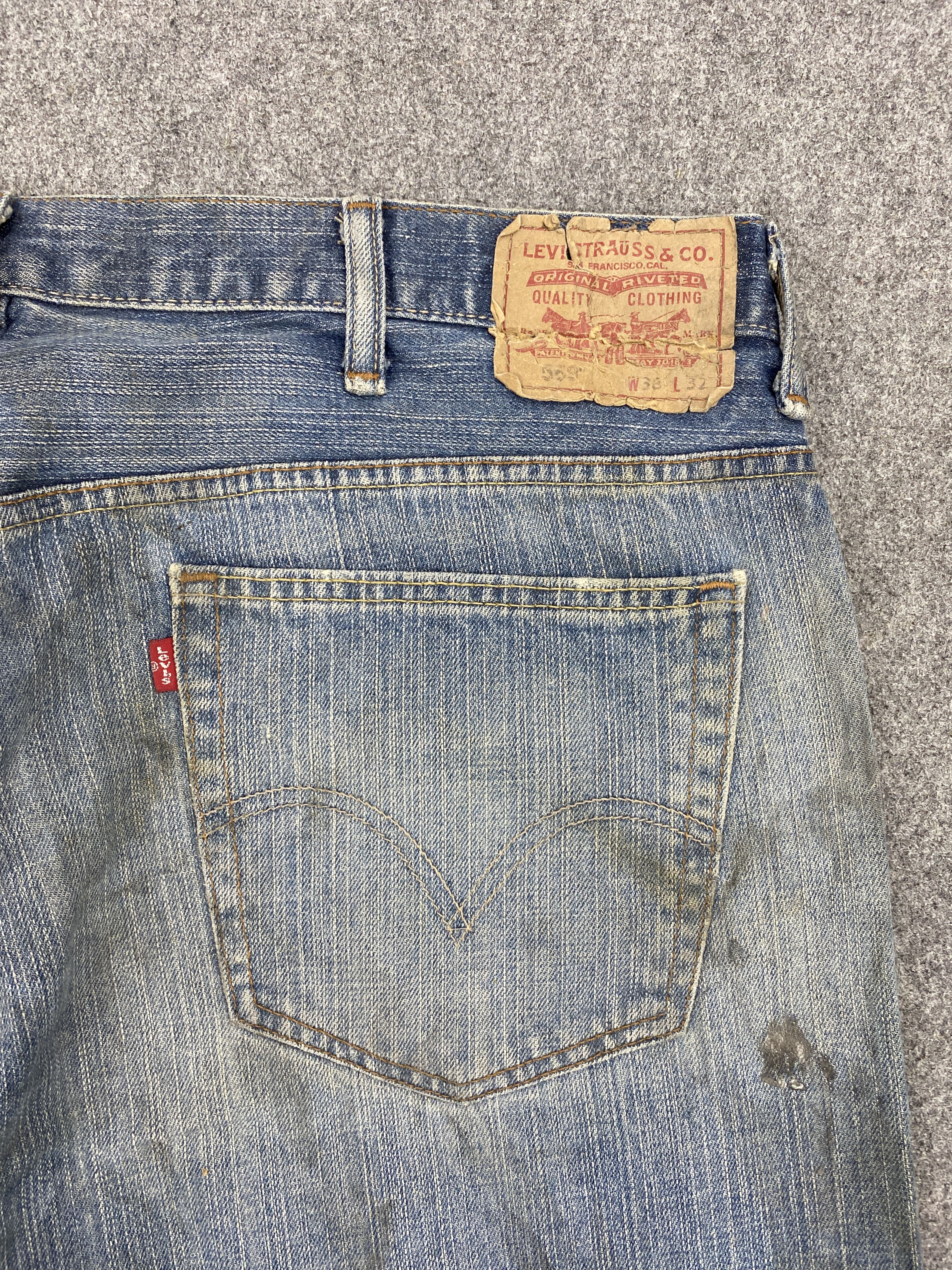 Levi's Vintage Levis 569 Loose Straight Faded Blue Jeans S0044 Size US 33 - 12 Thumbnail
