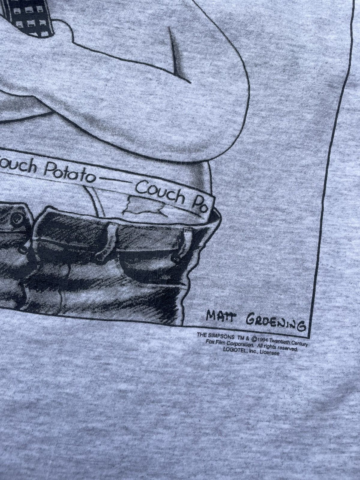 Other Homer Simpson 1994 Couch Potato Officially Licensed T-Shirt Size US L / EU 52-54 / 3 - 2 Thumbnail