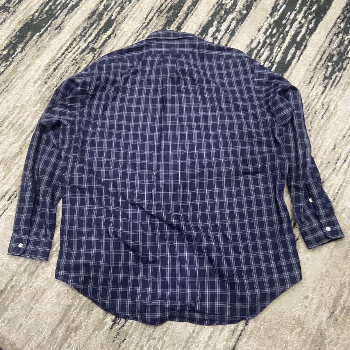 Polo Ralph Lauren Polo Ralph Lauren Blake Mens Large Plaid Blue Button Up Long Size US L / EU 52-54 / 3 - 4 Thumbnail