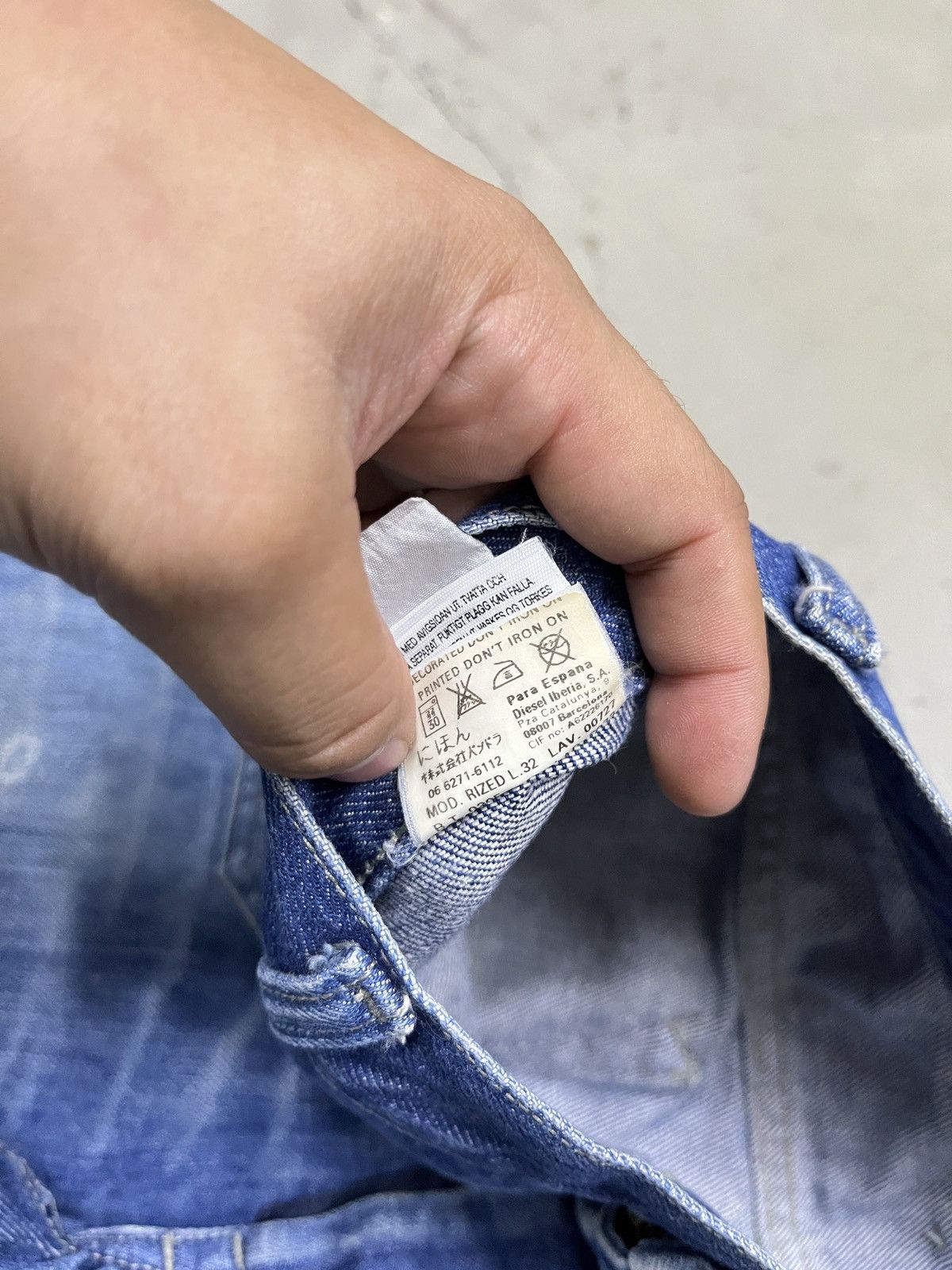 Diesel × If Six Was Nine × Japanese Brand BOOTCUT DOUBLE KNEE BUSH VINTAGE DIESEL JEANS Y2K FLARED Size US 32 / EU 48 - 10 Thumbnail