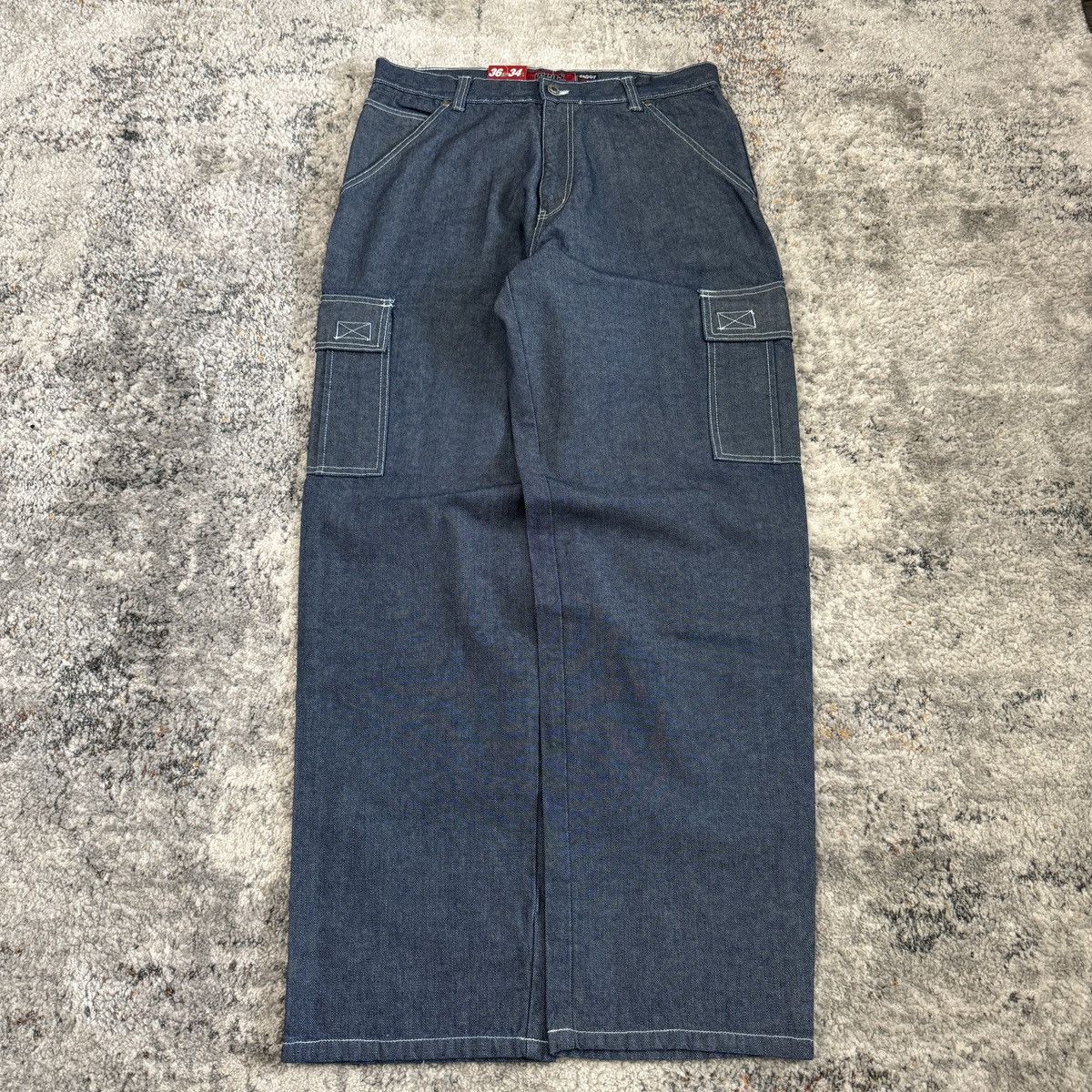 JNCO × Japanese Brand × Vintage Vintage y2k Webs baggy wide leg cargo jeans Size US 36 / EU 52 - 2 Thumbnail