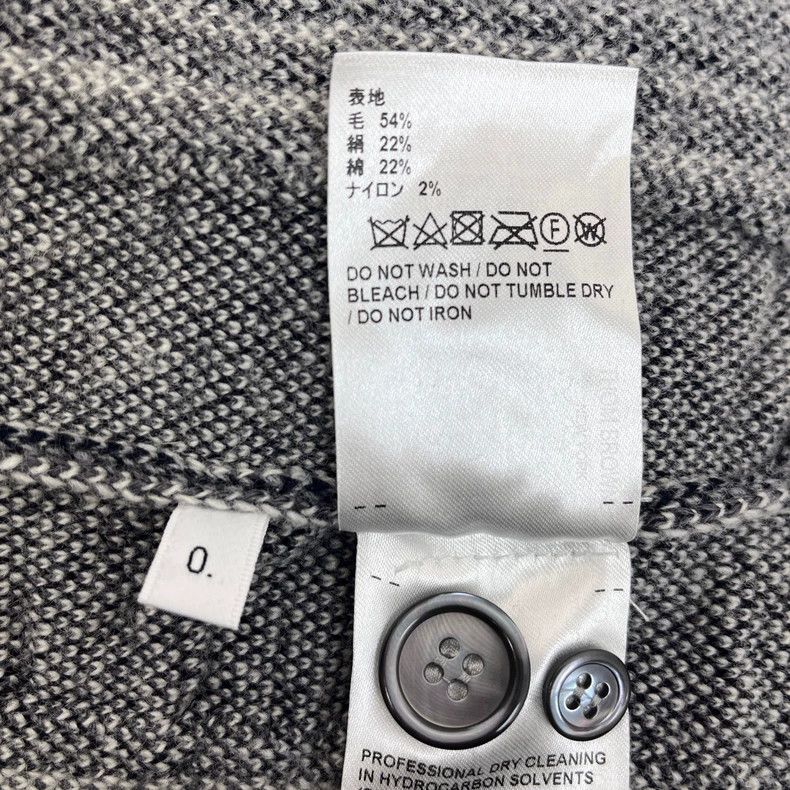 Thom Browne Thom Browne Size 0Grey Vertical Stripe Classic logo half wo Size US XS / EU 42 / 0 - 6 Thumbnail