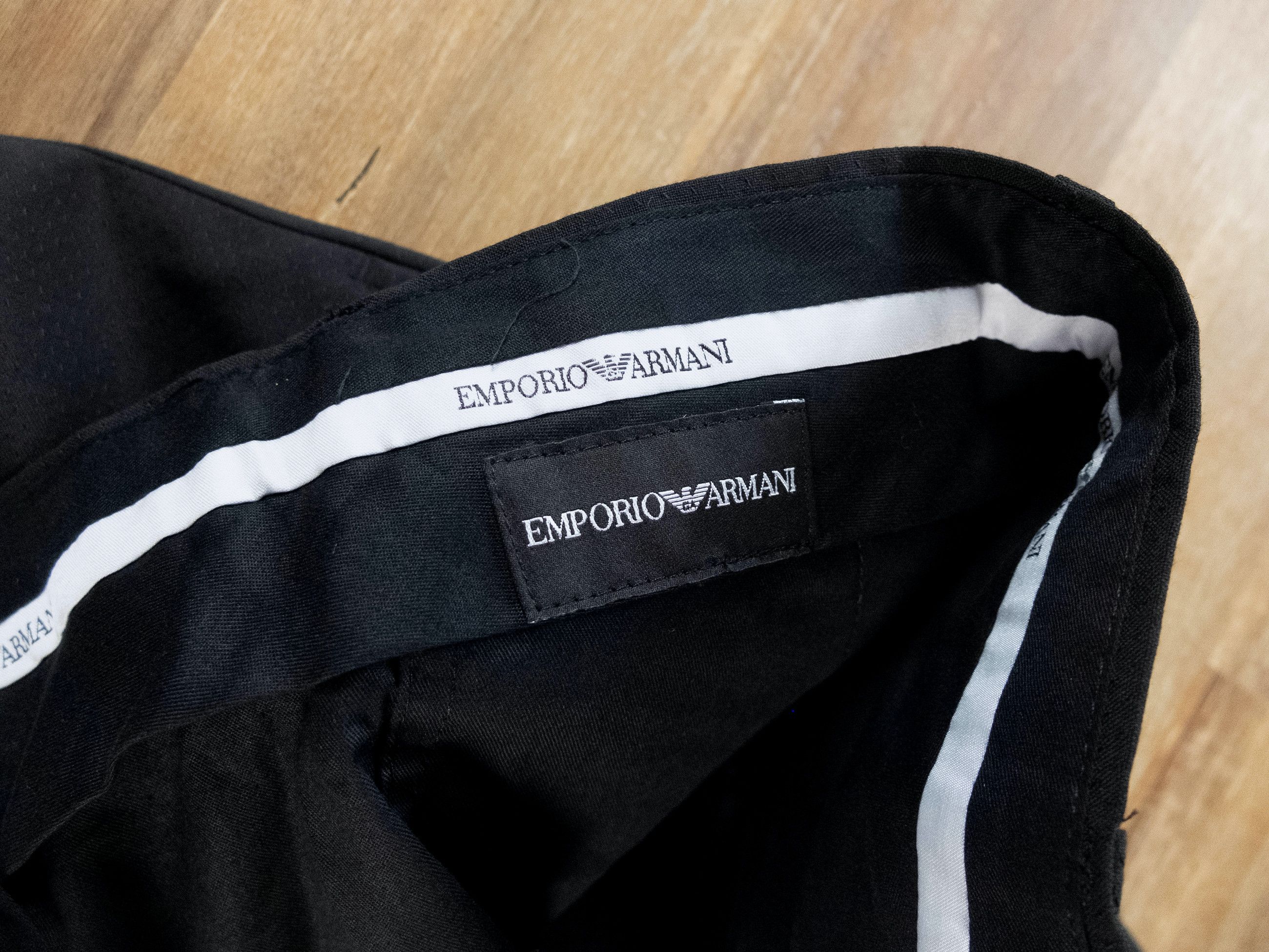 Emporio Armani EMPORIO ARMANI M-line dark blue wool suit Size 42 US / 52 IT Size 42R - 16 Thumbnail