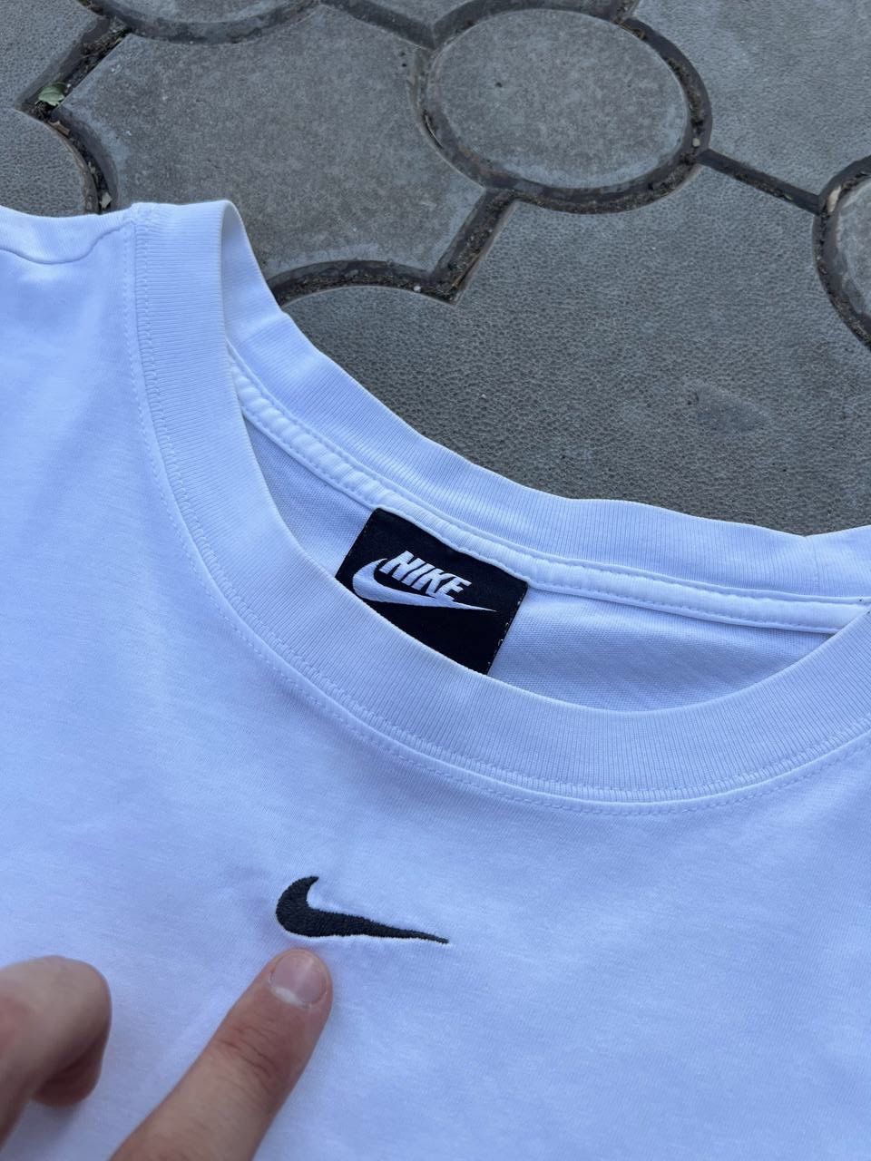 Nike × Vintage Vintage Nike Center Swoosh Oversized Tee Y2K USA Size US L / EU 52-54 / 3 - 2 Thumbnail