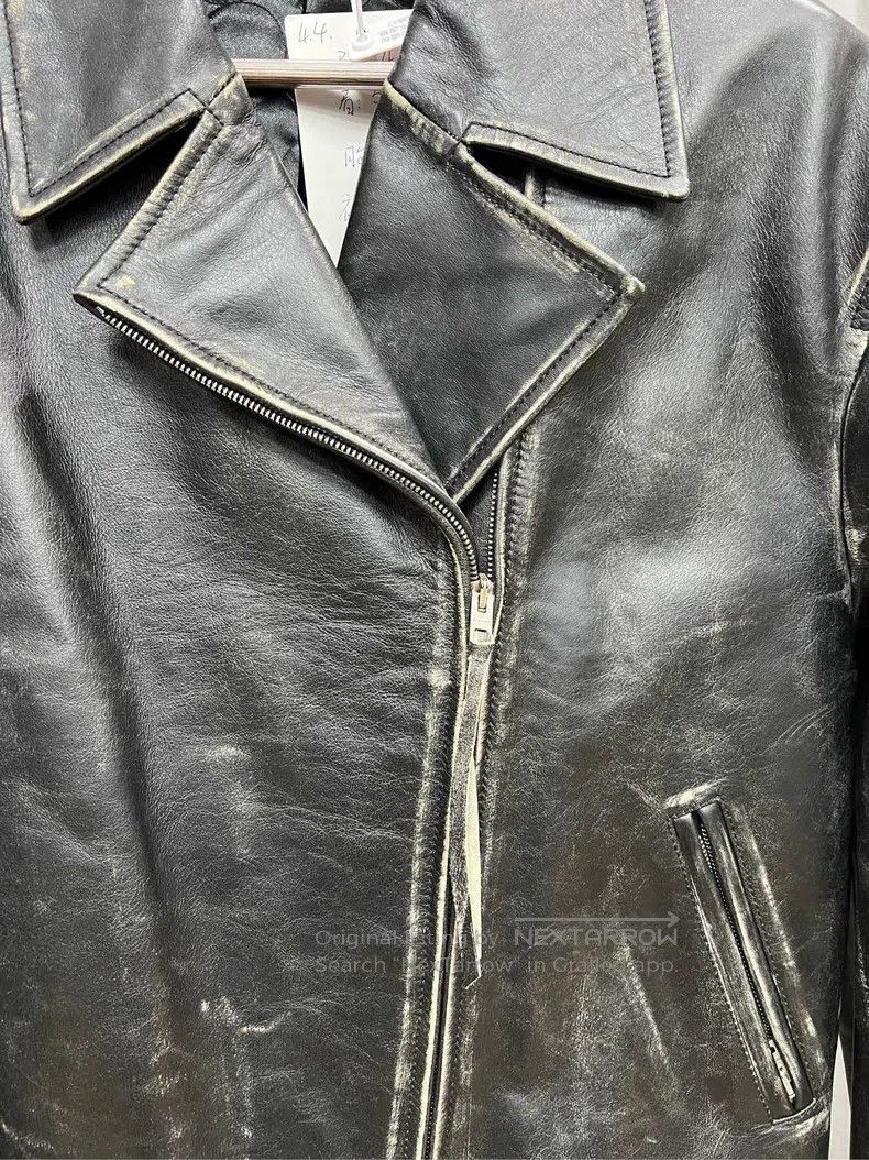 Acne Studios Acne Studios Distressed leather jacket Size XXS / US 00 / IT 34 - 3 Thumbnail