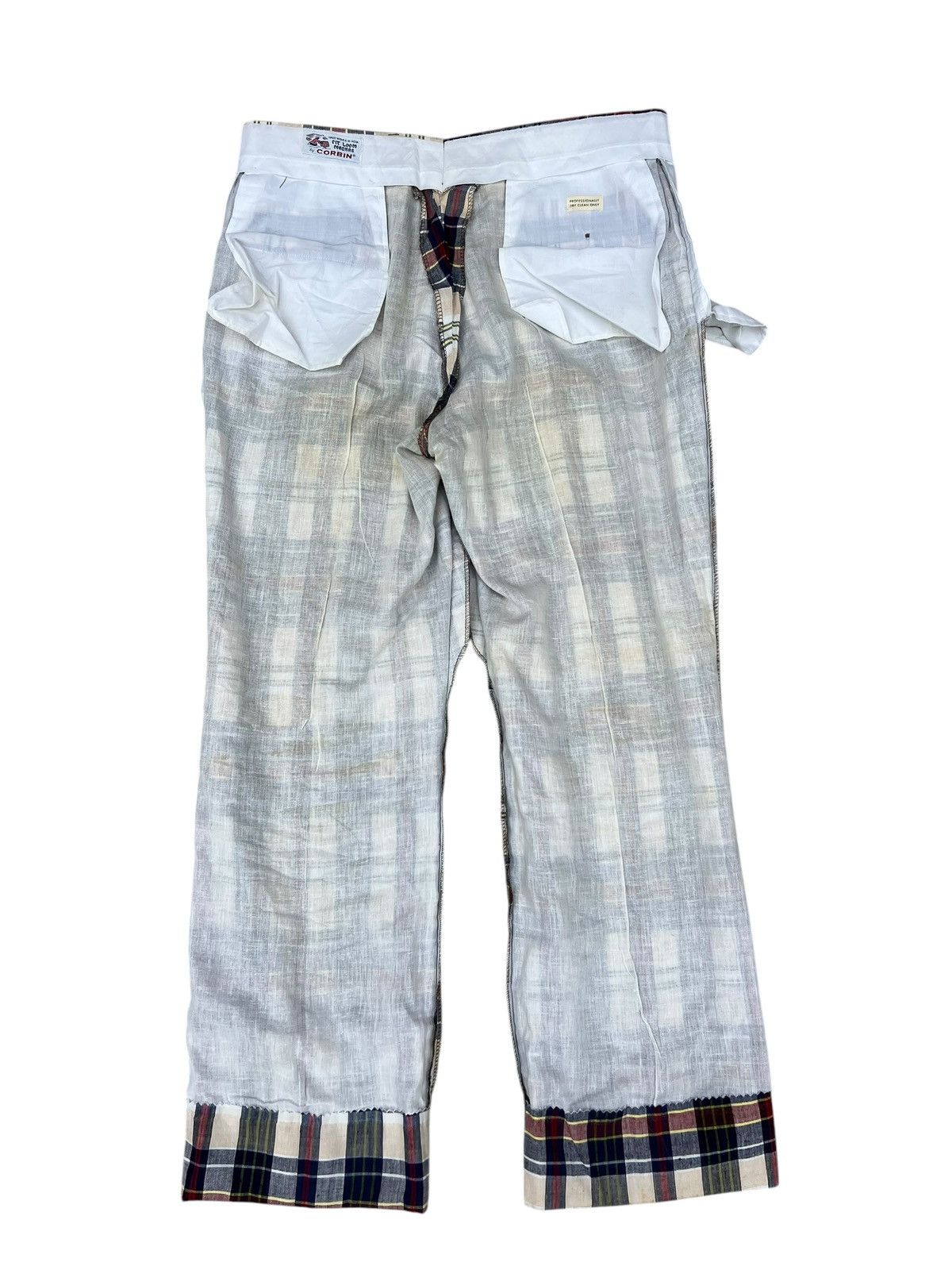 Corbin 60s 70s Hand Woven India Madras by Corbin Talon Zip Trouser Size US 36 / EU 52 - 21 Thumbnail
