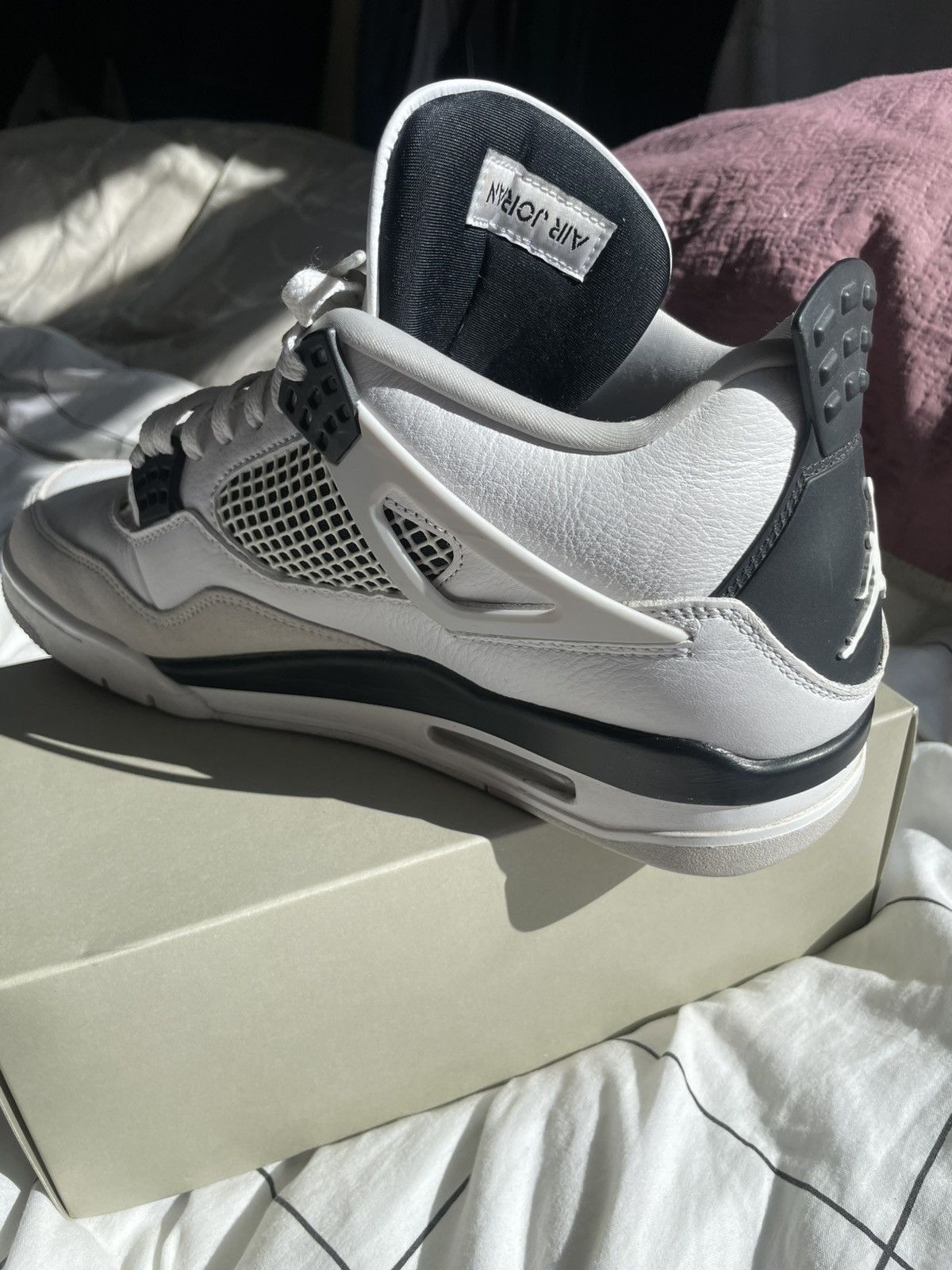 Jordan Brand Jordan 4 Black military Size US 12 / EU 45 - 15 Thumbnail