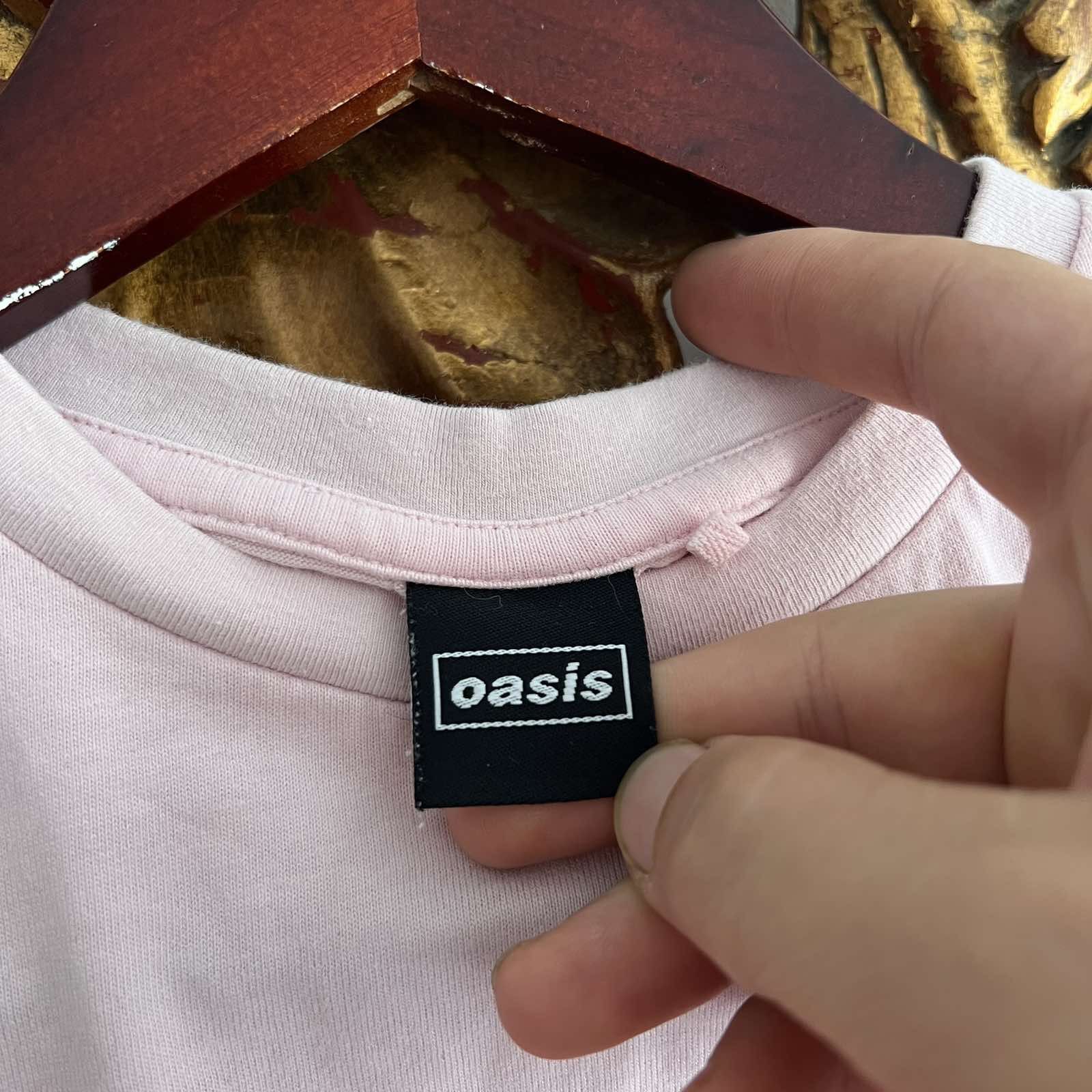 Band Tees Oasis 2024 Definitely Maybe Blue Box Logo T-Shirt Sz S Size S / US 4 / IT 40 - 6 Thumbnail