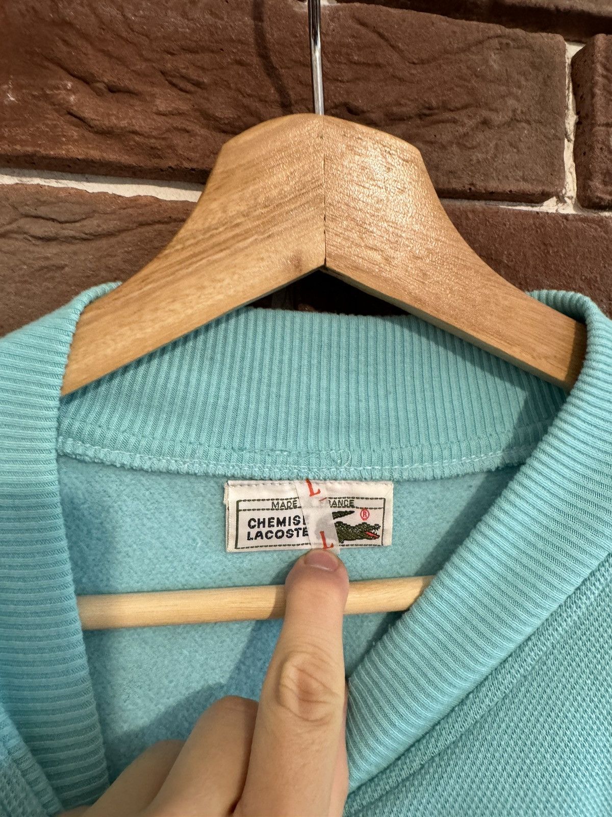 Lacoste Vintage 80s Lacoste Club Crocodile Crewneck Rare Casual Size US L / EU 52-54 / 3 - 4 Thumbnail
