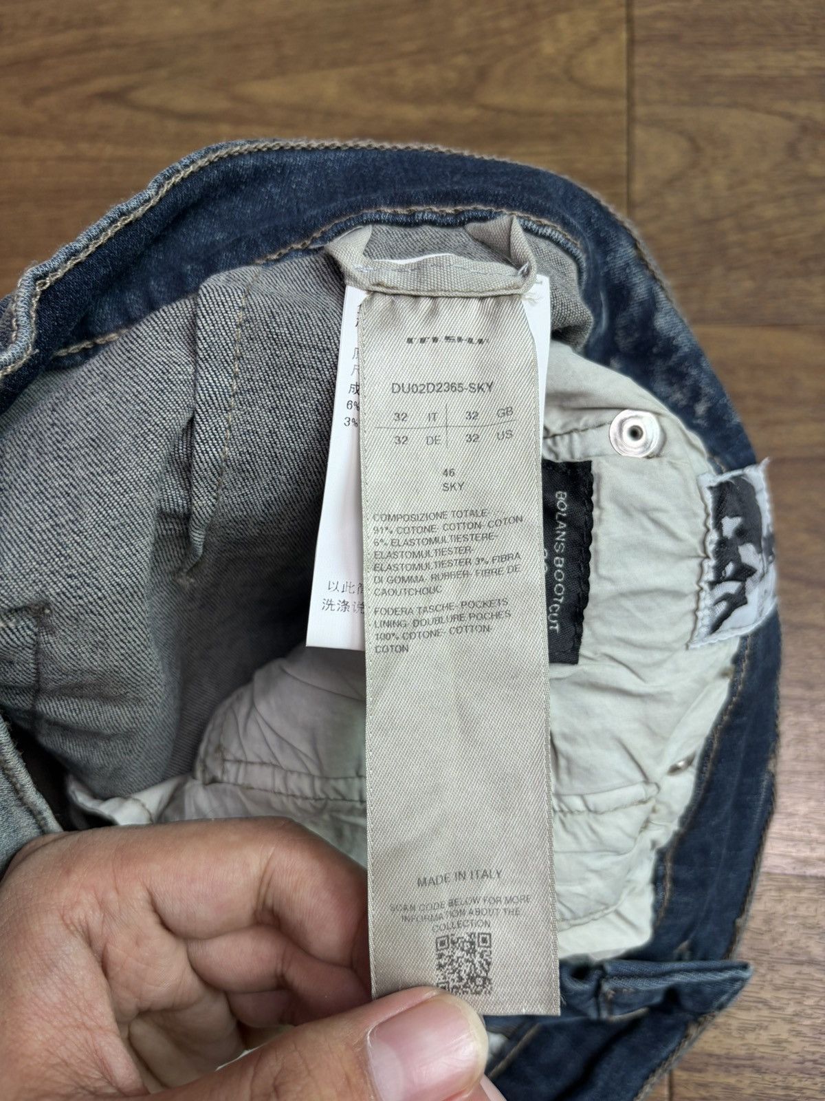 Rick Owens Drkshdw FREE TAX! Rick Owens Bolan Bootcut Sky Jeans Size US 32 / EU 48 - 10 Thumbnail