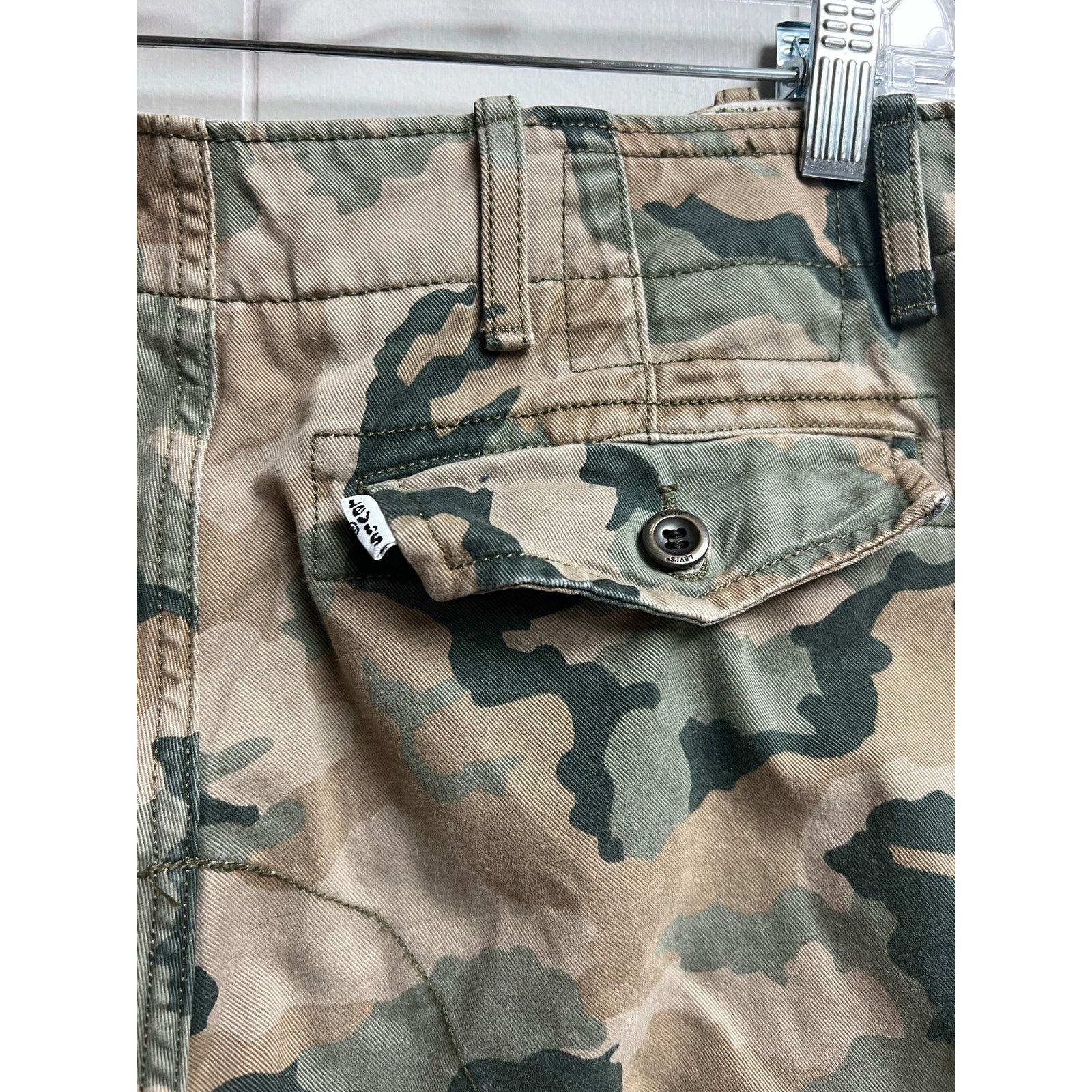 Levi's Levi's Men's Ace Cargo Twill Camouflage Pants W28L30 Size US 28 / EU 44 - 10 Thumbnail