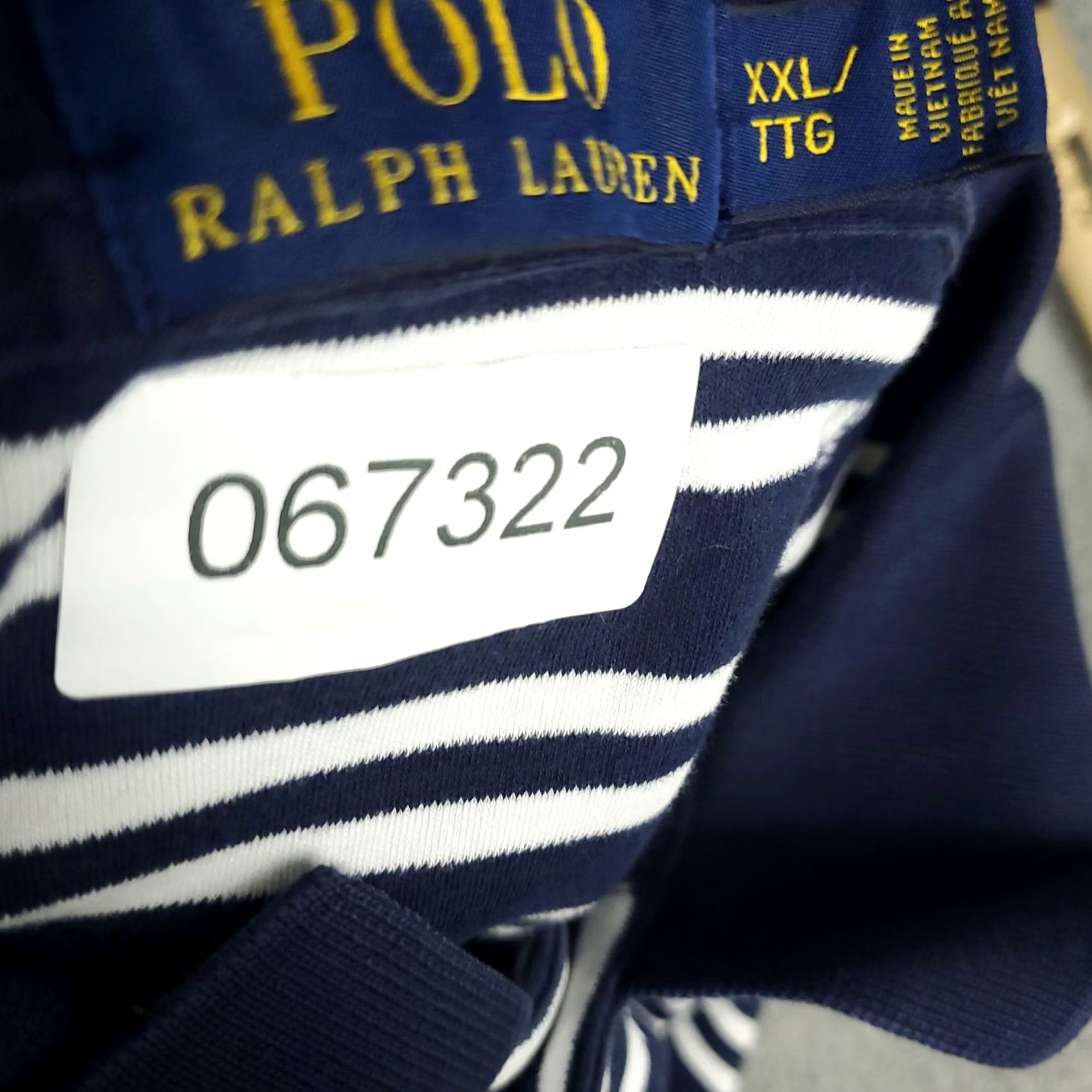 Ralph Lauren Ralph Lauren Polo Shirt Mens 2XL Blue Striped Pony Casual Short Sleeve Shirt Size US XXL / EU 58 / 5 - 7 Thumbnail