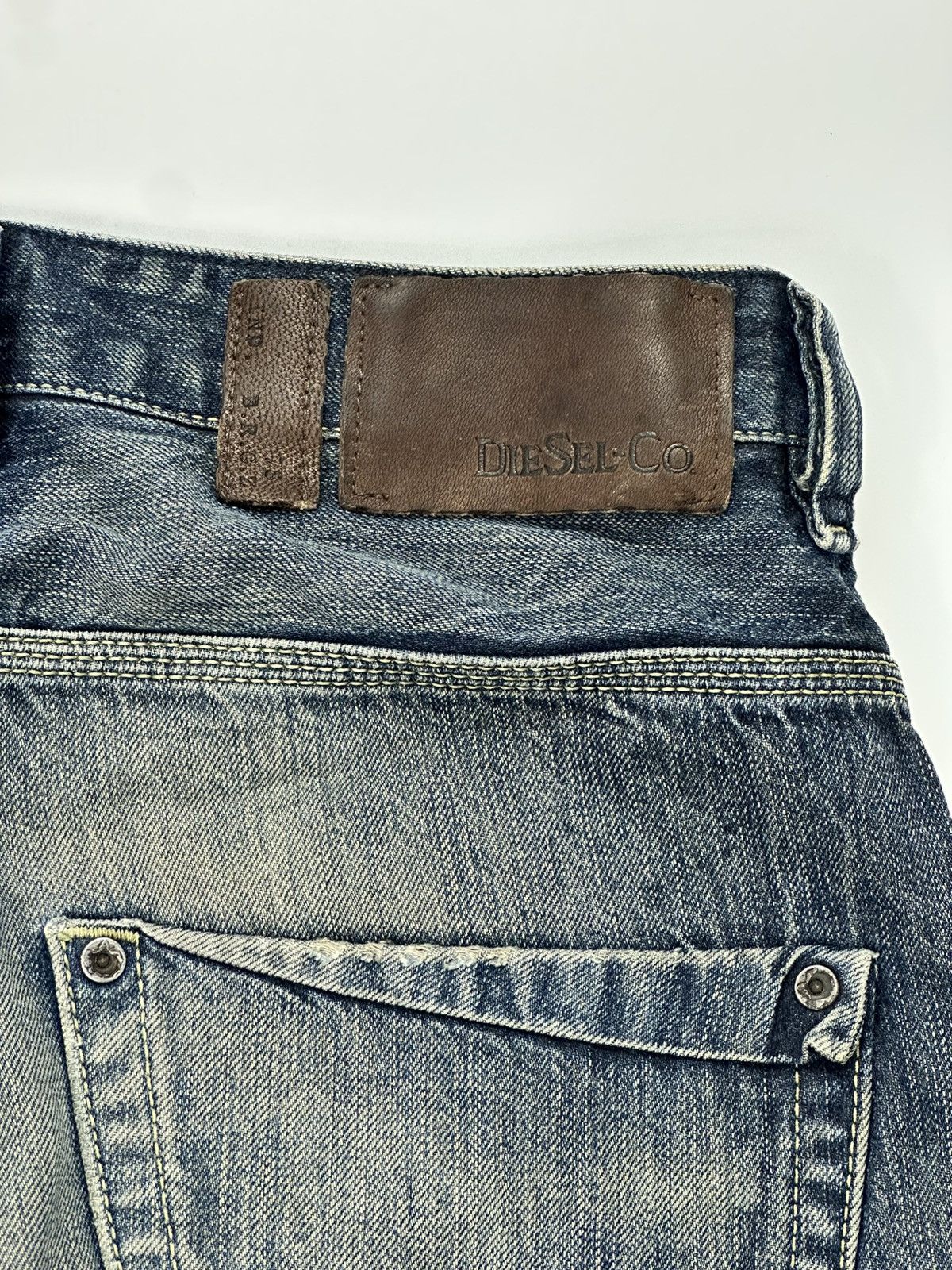 Diesel Diesel&CO Jeans Dry Faded Denim Vintage Size US 34 / EU 50 - 13 Thumbnail