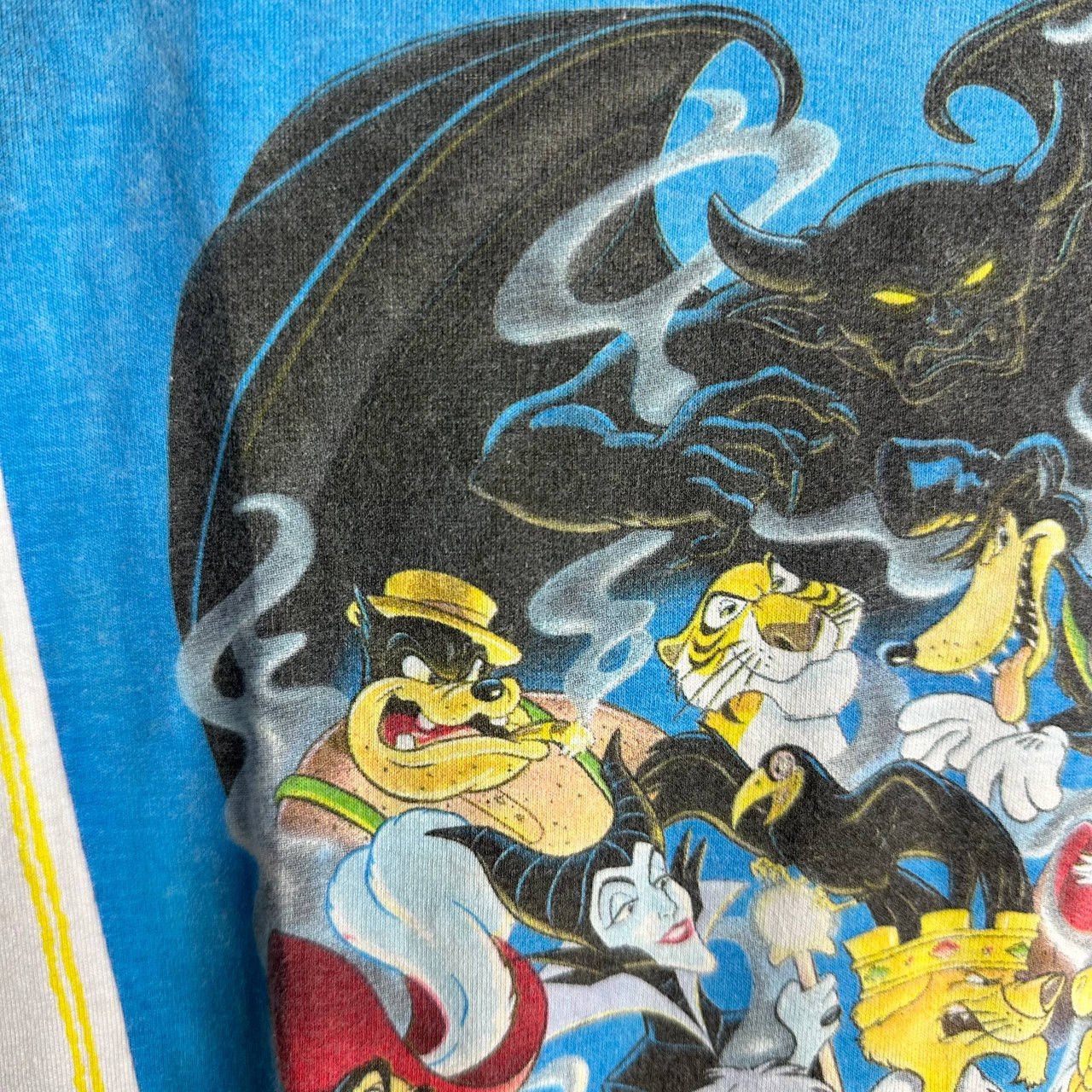 Vintage Rare Vintage 90s Disney Villains T-Shirt Size US XL / EU 56 / 4 - 6 Thumbnail