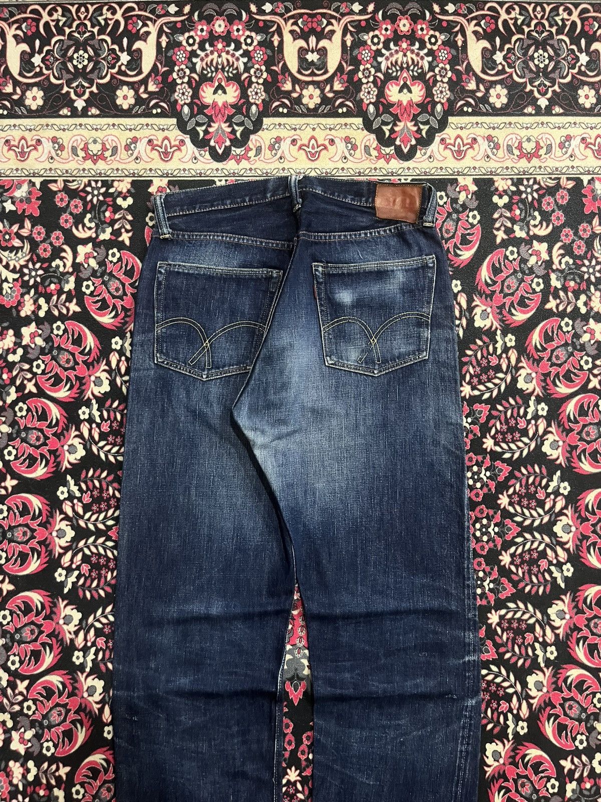 Full Count & Co. ⚡️Selvedge⚡️Vintage Japan Full Count & Co Blue Washed Jeans Size US 30 / EU 46 - 8 Thumbnail