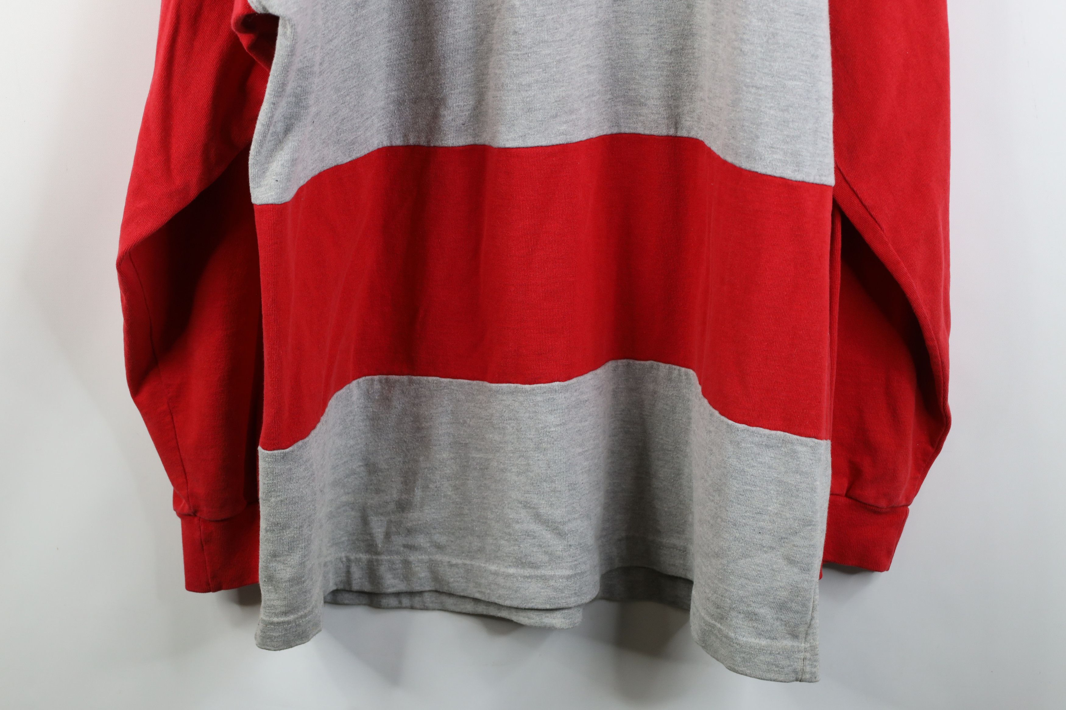 Vintage Vintage 90s Streetwear Heavyweight Long Sleeve Polo Shirt Size US XL / EU 56 / 4 - 13 Thumbnail
