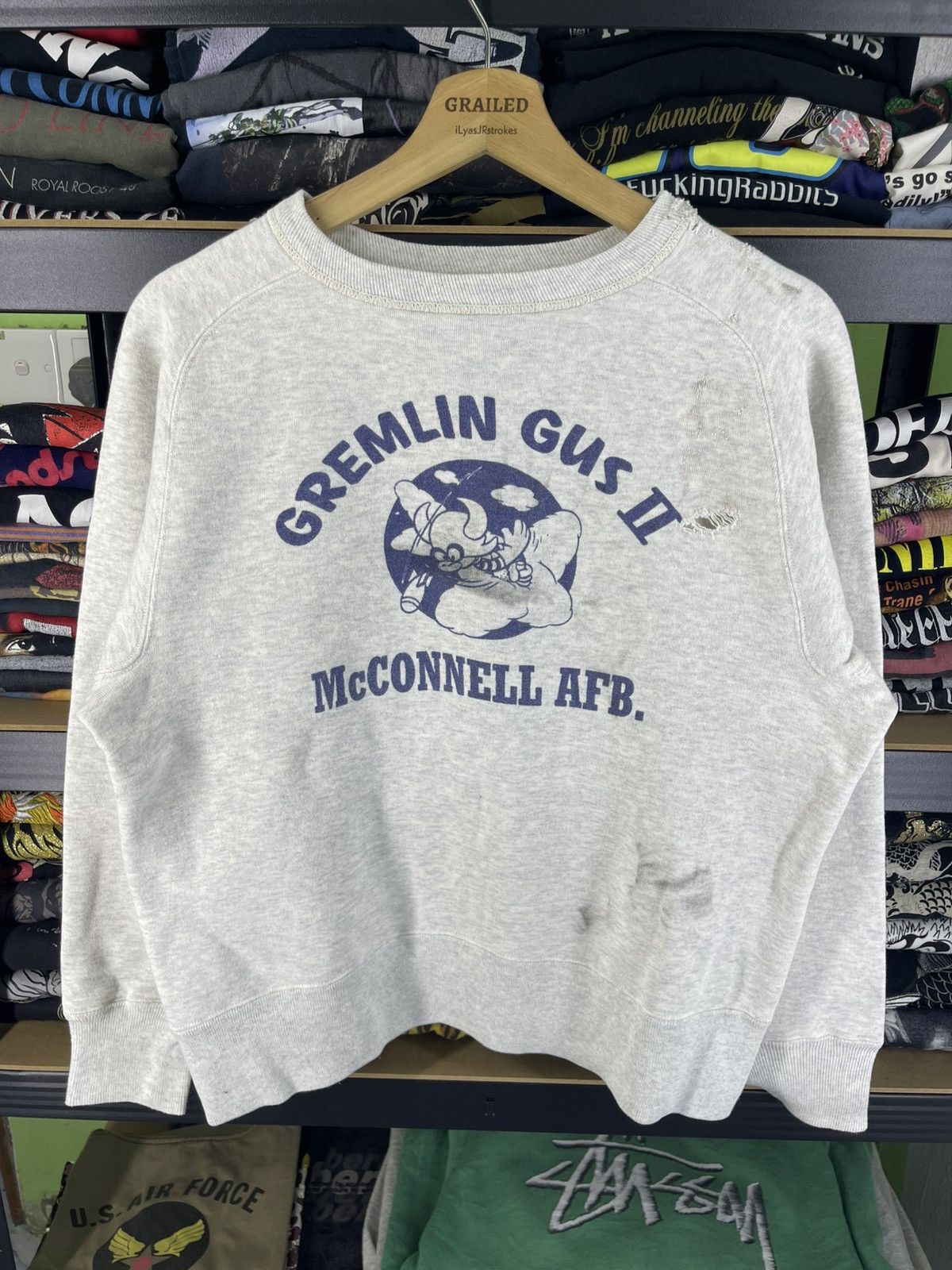 Buzz Rickson's Vintage Gremlin Gus II McConnell AFB Toyo Enterprise Size US M / EU 48-50 / 2 - 1 Thumbnail