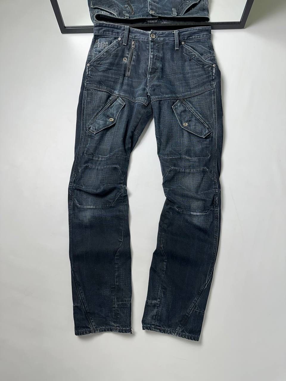 G-Star 90s Vintage Distressed Washed G Star Jean Y2K Japanese Fit Size US 32 / EU 48 - 1 Thumbnail