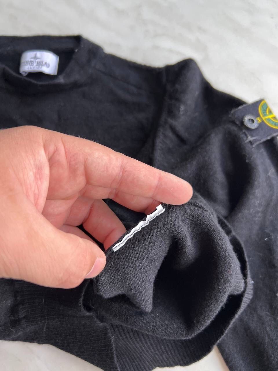 Stone Island Stone island Junior wool sweater black pullover jumper age 8 Size US S / EU 44-46 / 1 - 10 Thumbnail