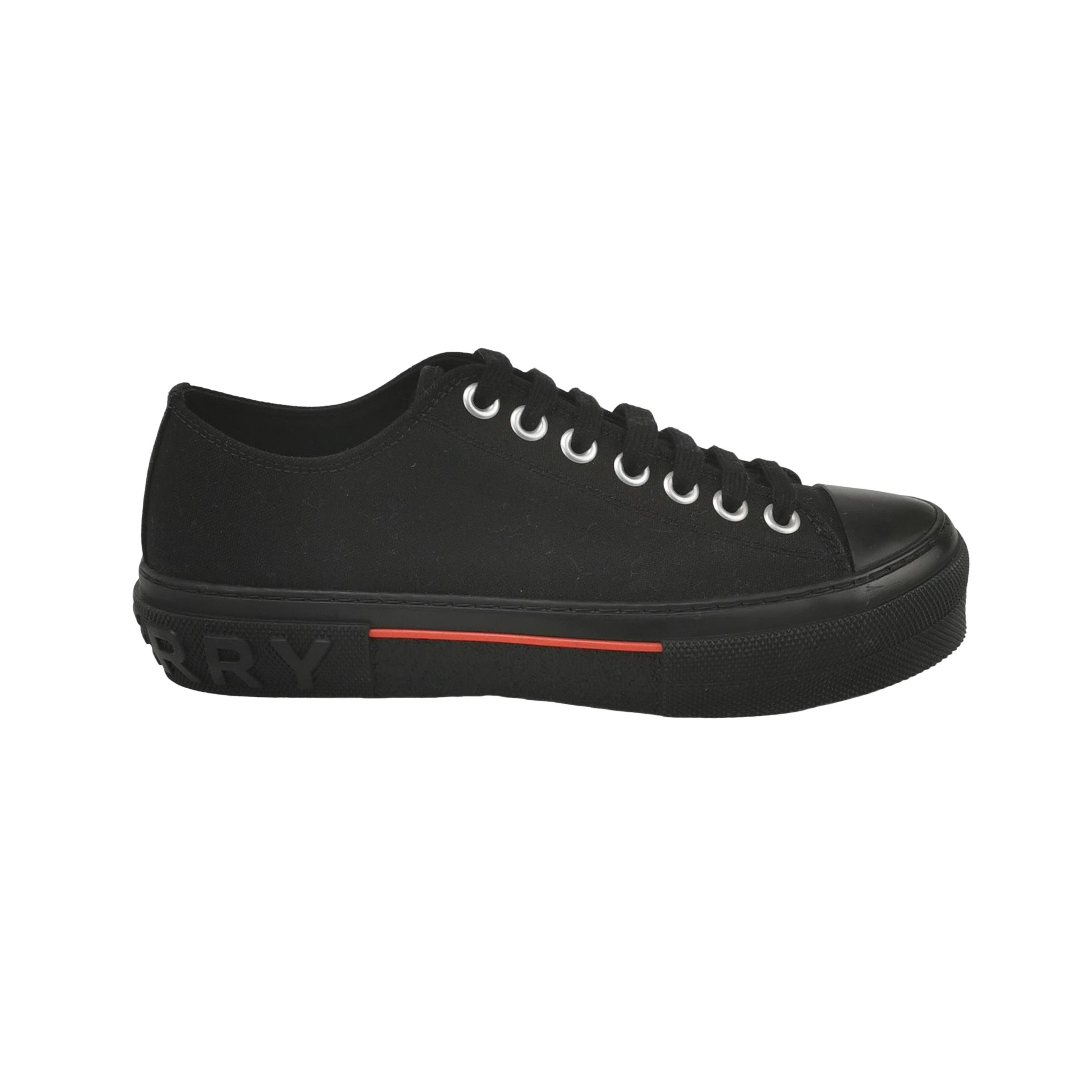 Burberry Burberry Logo Detail Canvas Sneakers 40 Size US 7 / EU 40 - 1 Thumbnail