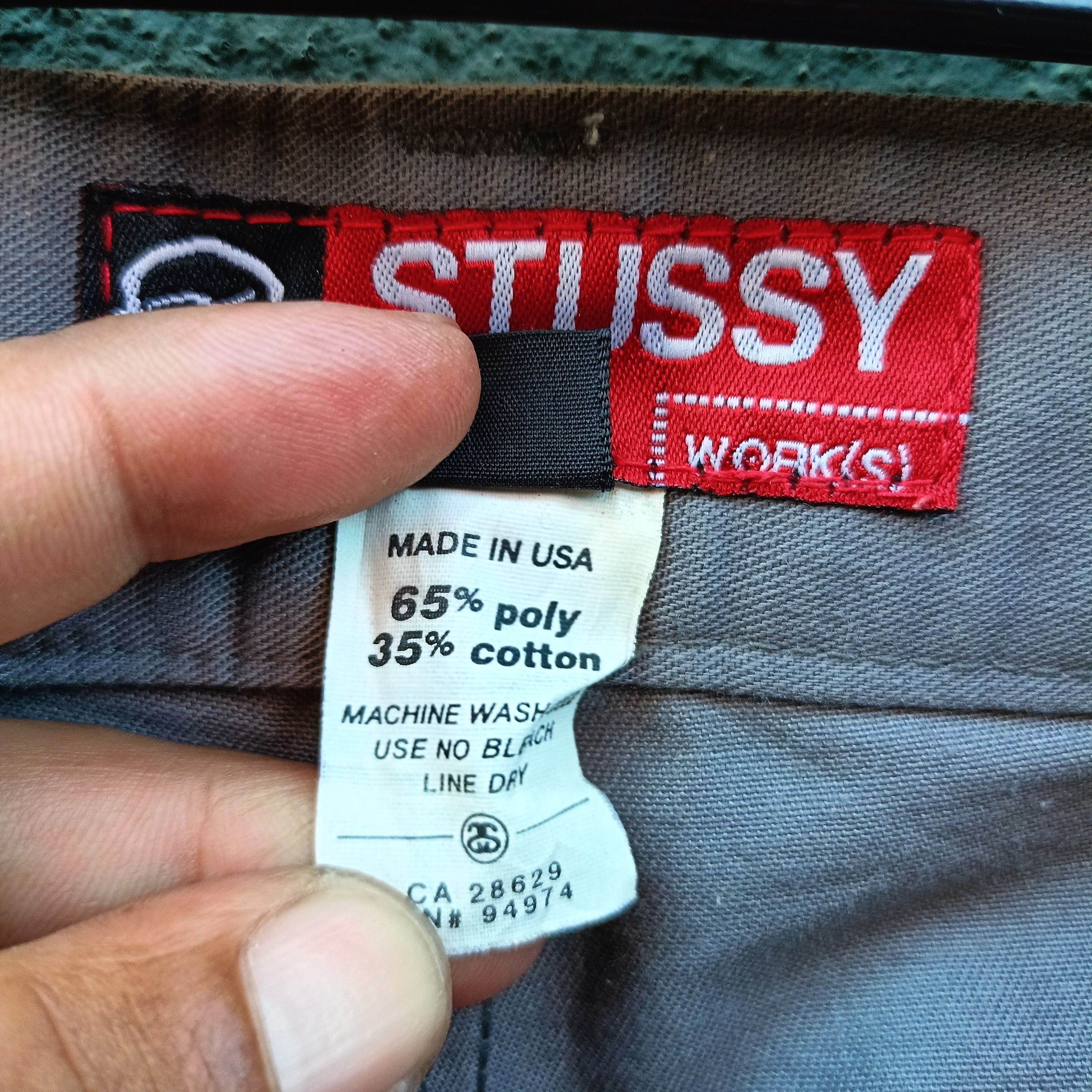 Stussy Stussy Work Pant Made in usa Size US 34 / EU 50 - 10 Thumbnail