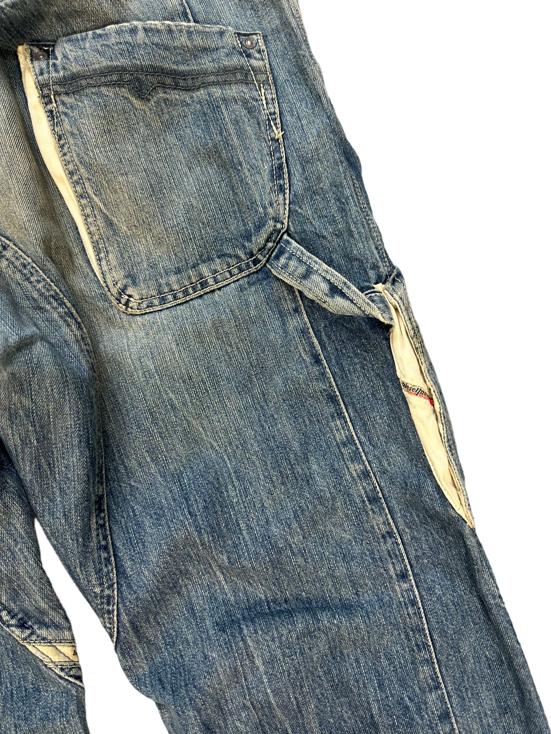 Diesel DIESEL FLAGIX CARPENTER CARGO DENIM PANT #7919-190 Size US 34 / EU 50 - 17 Thumbnail