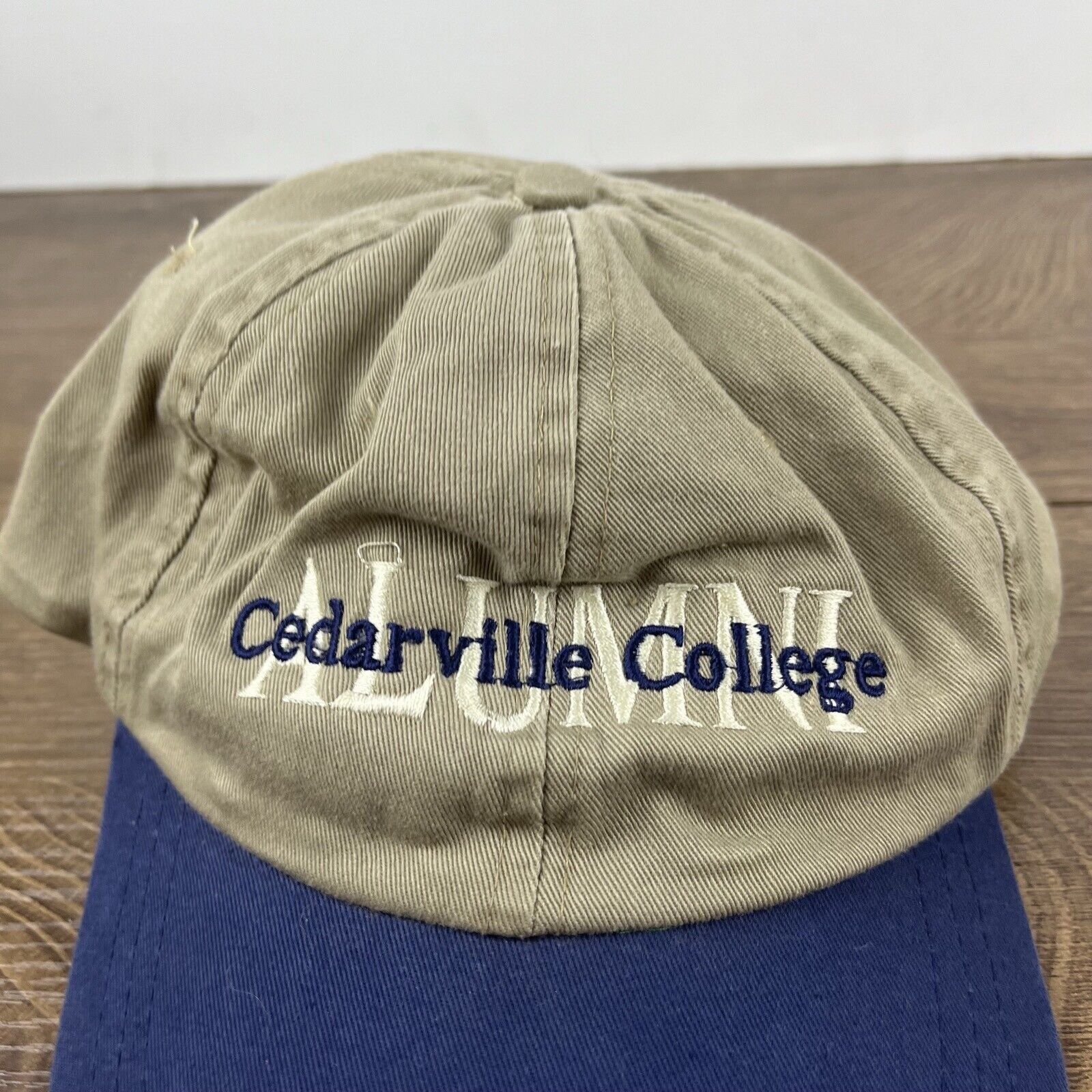 Other Cedarville College Alumni Hat Brown Cap Adjustable Brown Tan Size ONE SIZE - 7 Thumbnail