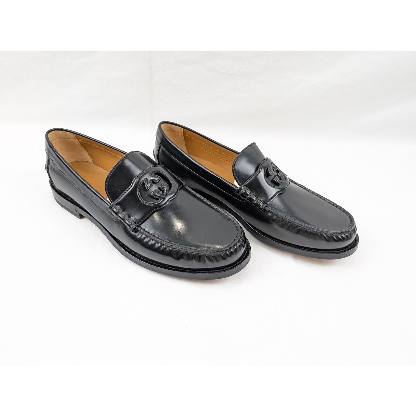 Gucci o1rshd1 Interlocking G Loafers in Black Size US 10.5 / EU 43-44 - 12 Thumbnail