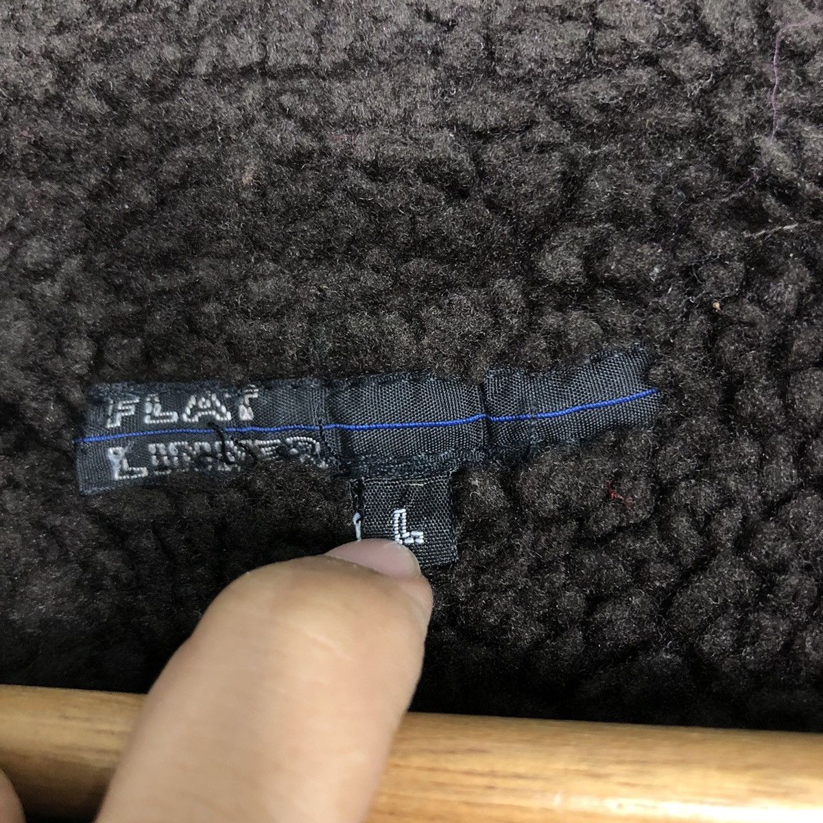 Japanese Brand 📌Vintage Biker Jacket Flat Linner Sherpa Blanket Size US L / EU 52-54 / 3 - 18 Thumbnail