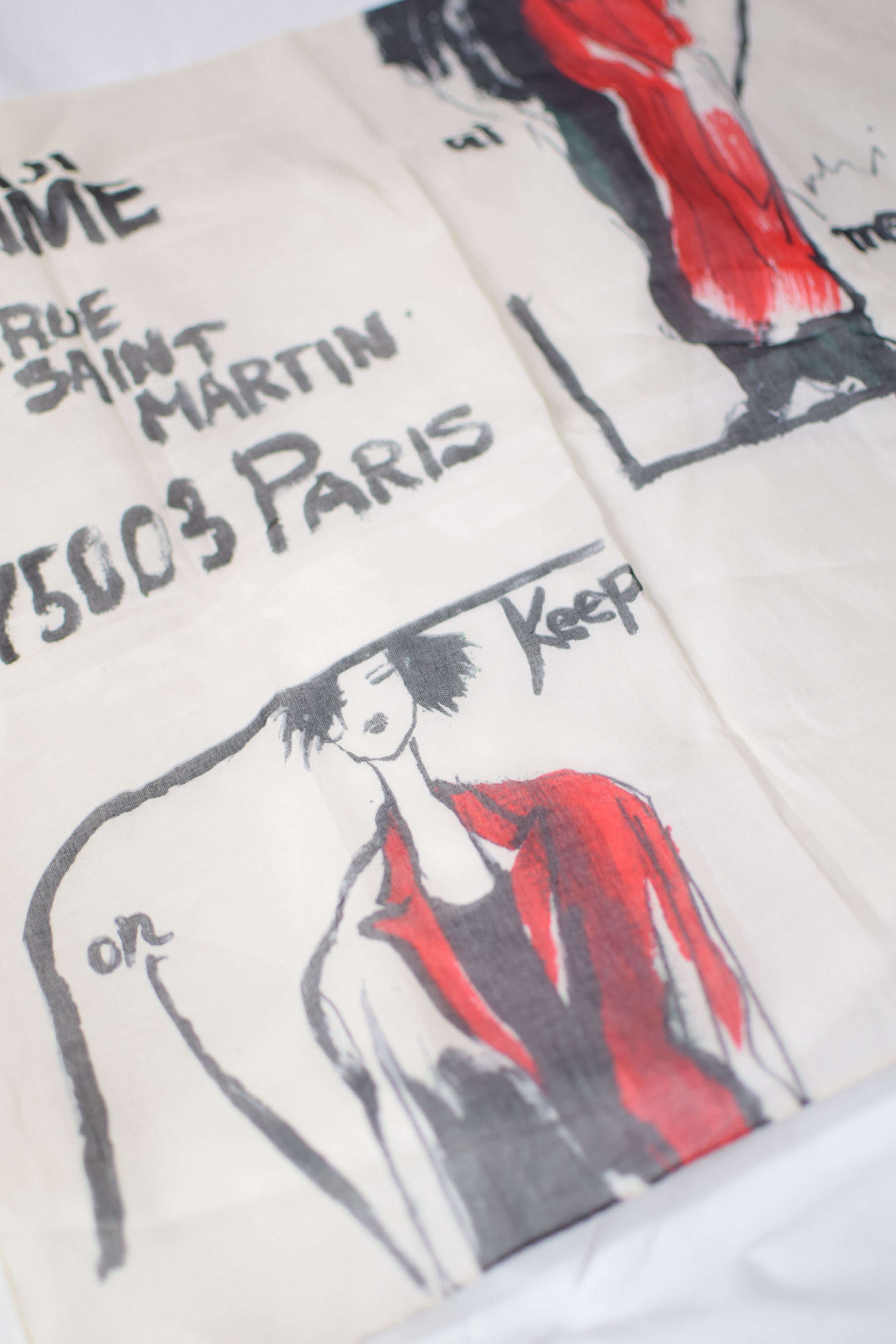 Yohji Yamamoto YYPH SS17 Rare Novelty Handkerchief Size ONE SIZE - 5 Thumbnail